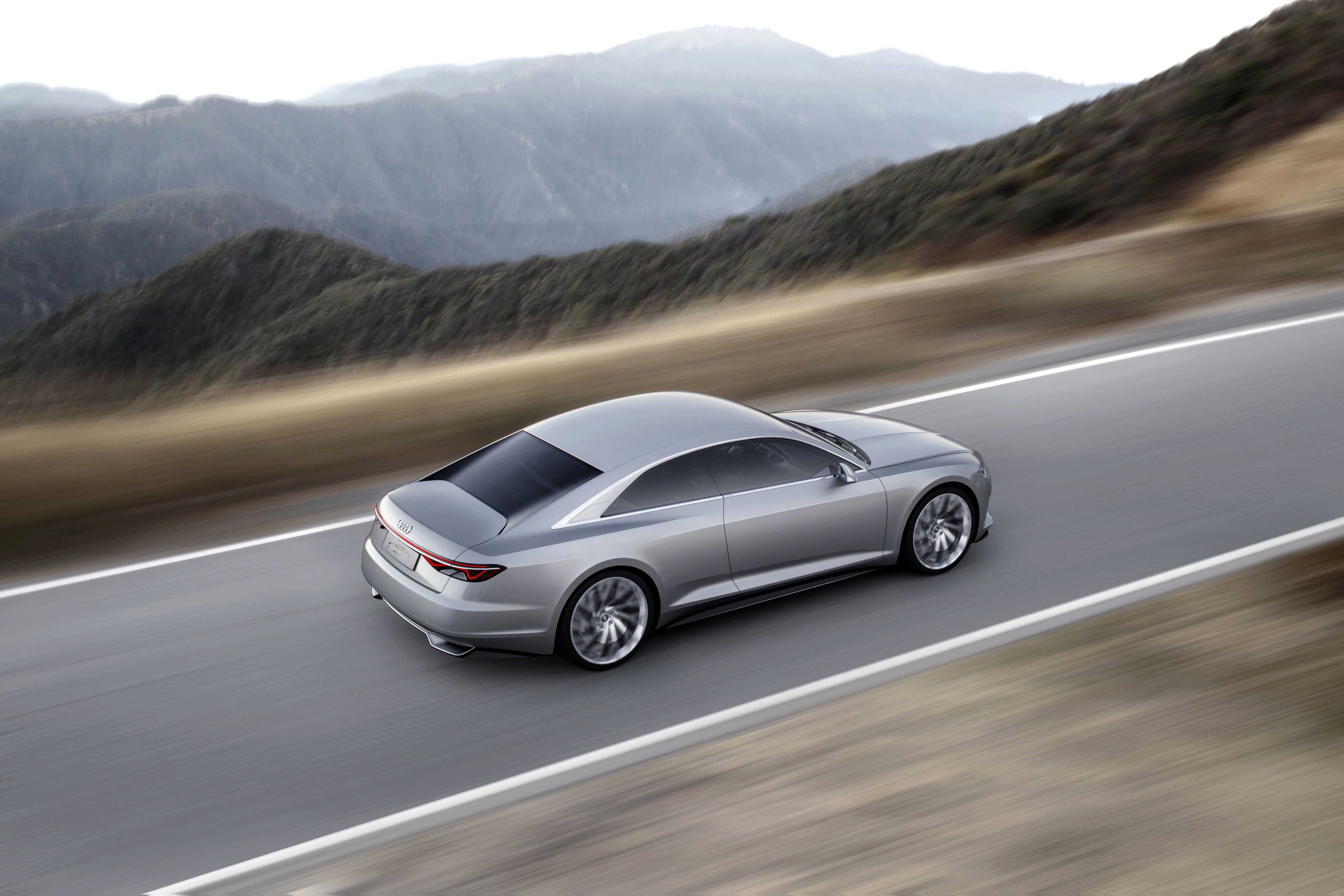 Download mobile wallpaper Audi, Car, Concept Car, Compact Car, Vehicles, Silver Car, Audi Prologue for free.