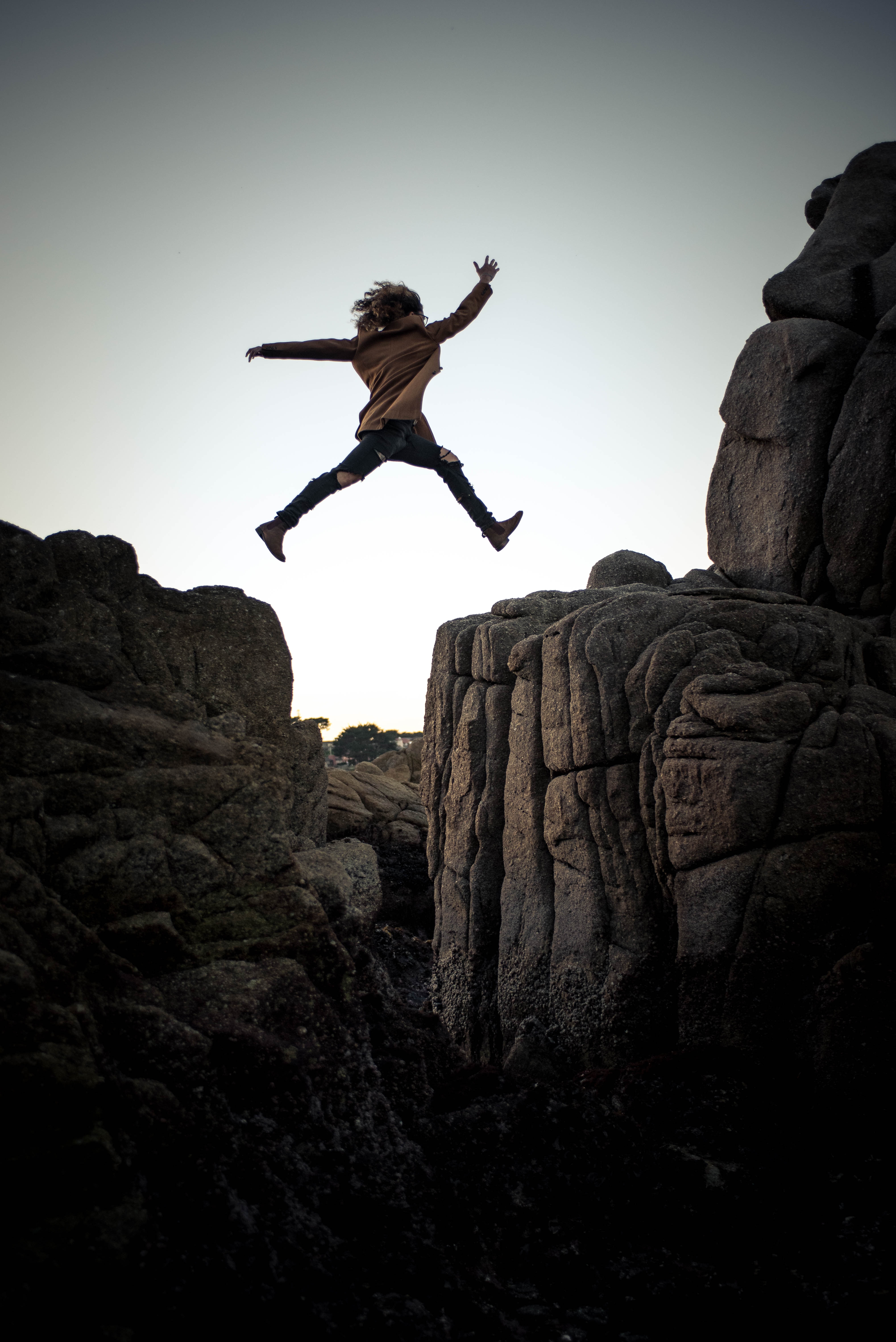 Free download wallpaper Nature, Rocks, Human, Person, Bounce, Jump on your PC desktop