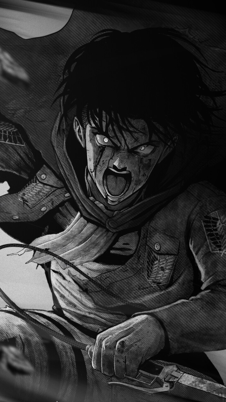 Descarga gratuita de fondo de pantalla para móvil de Animado, Ataque A Los Titanes, Levi Ackerman.