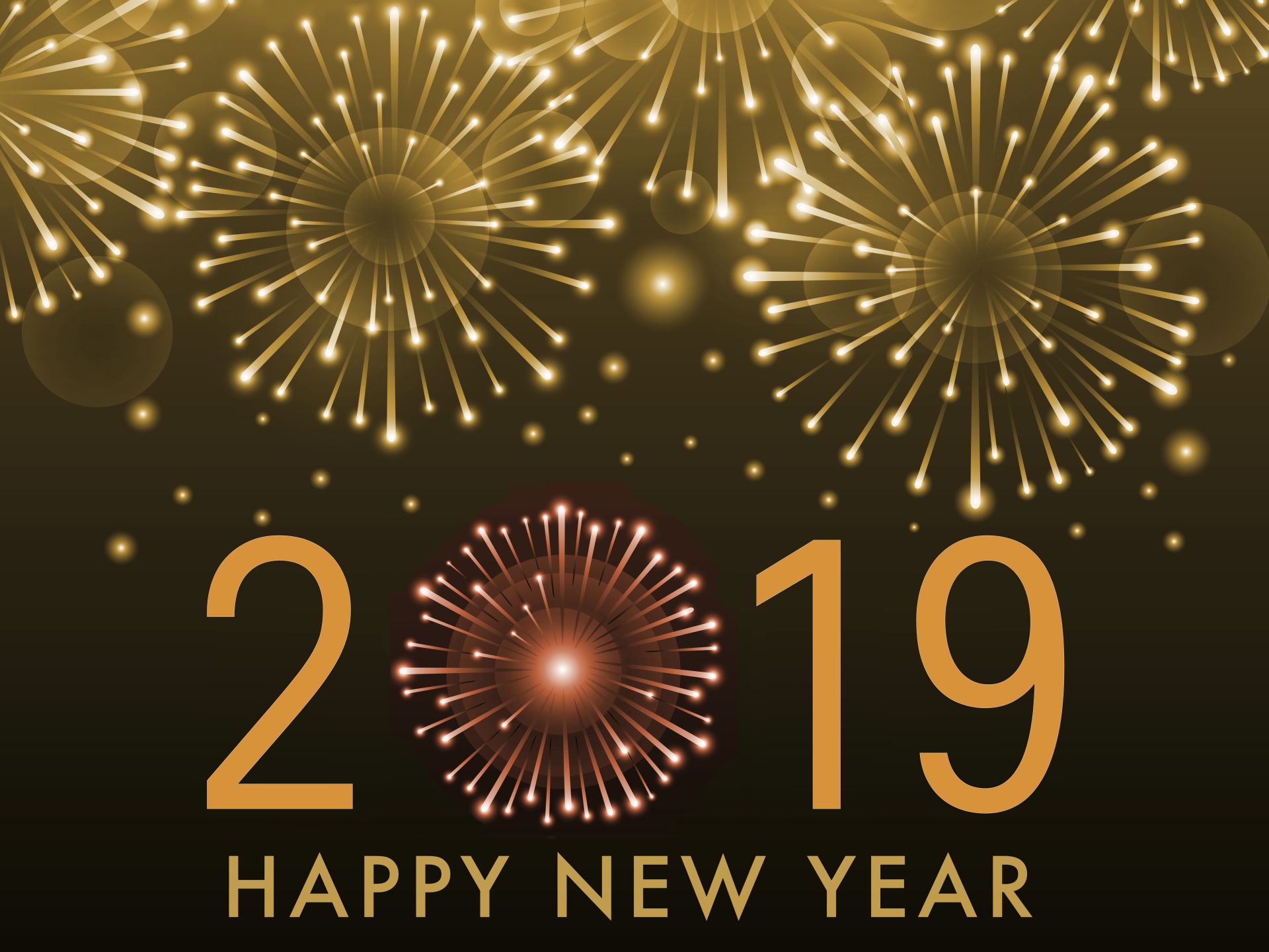Laden Sie das Feiertage, Feuerwerk, Frohes Neues Jahr, Neujahr 2019-Bild kostenlos auf Ihren PC-Desktop herunter