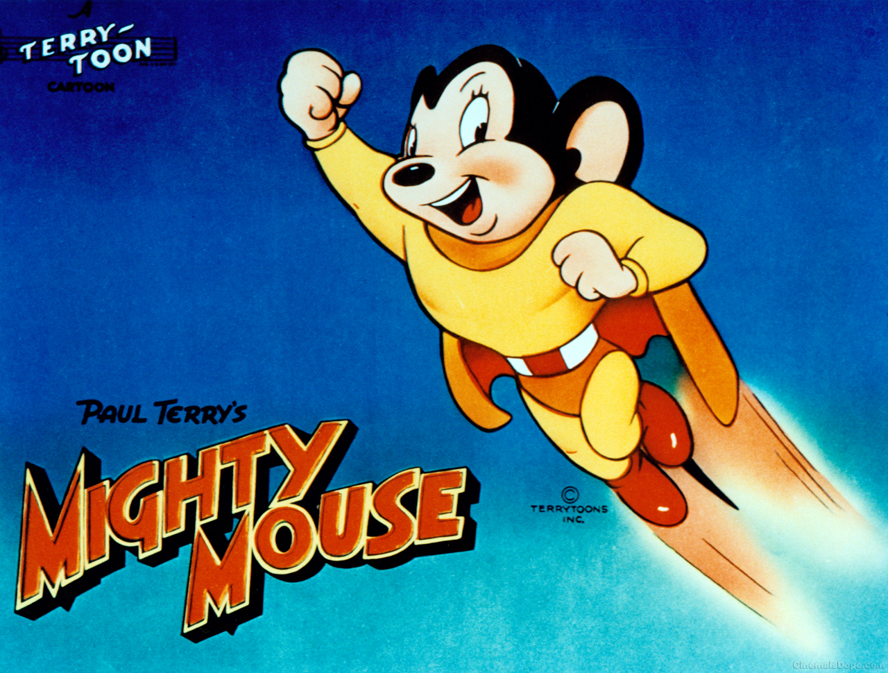 tv show, mouse, mighty mouse