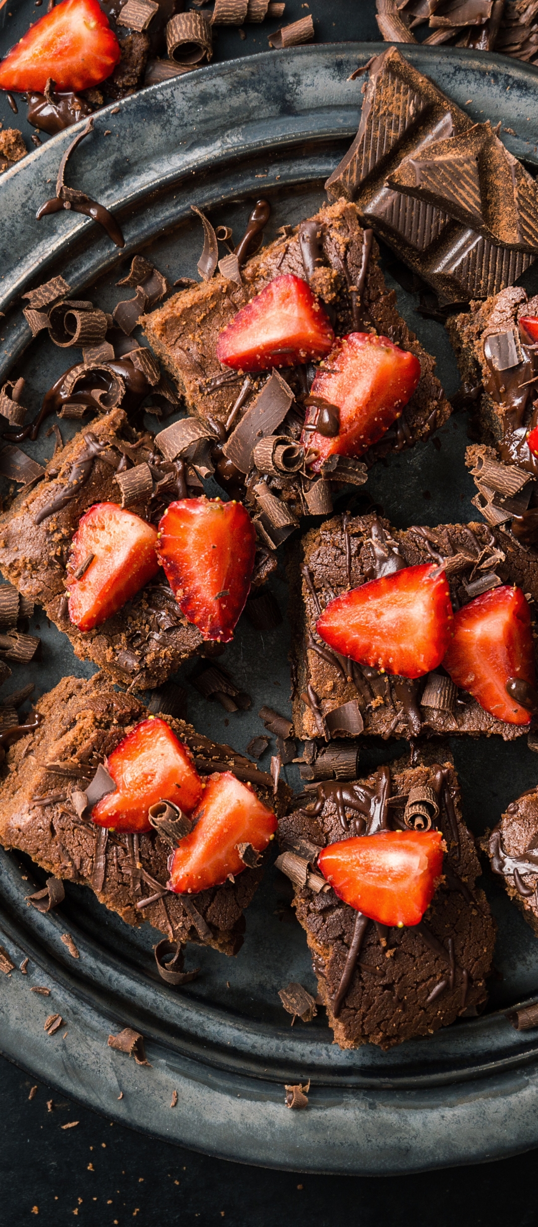 Download mobile wallpaper Food, Chocolate, Brownie for free.