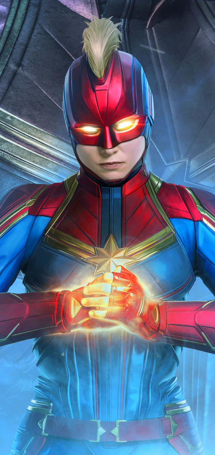 Descarga gratuita de fondo de pantalla para móvil de Los Vengadores, Películas, Capitana Marvel, Vengadores: Endgame, Capitana Maravilla.