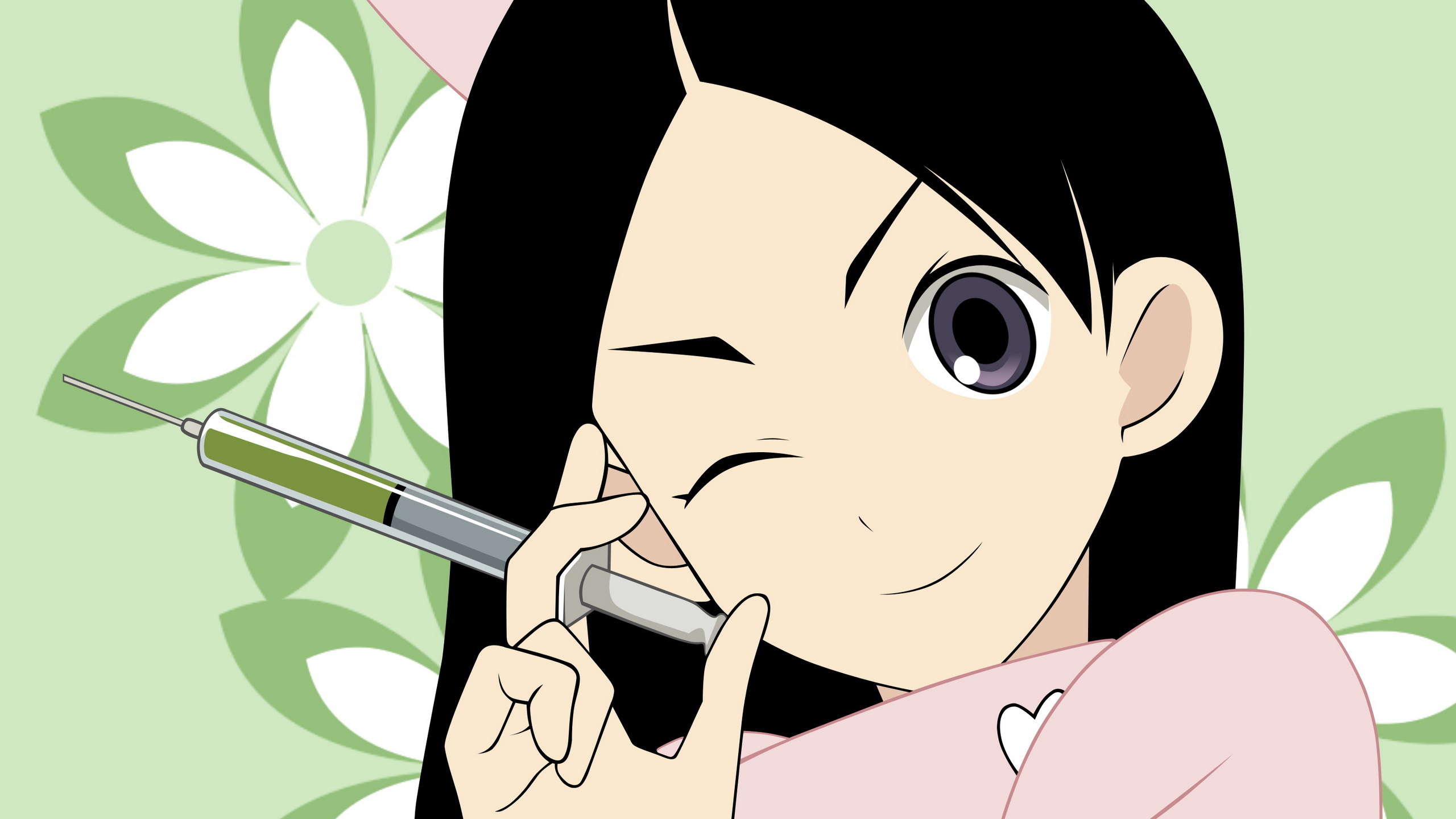 Free download wallpaper Anime, Sayonara Zetsubou Sensei, Chiri Kitsu on your PC desktop