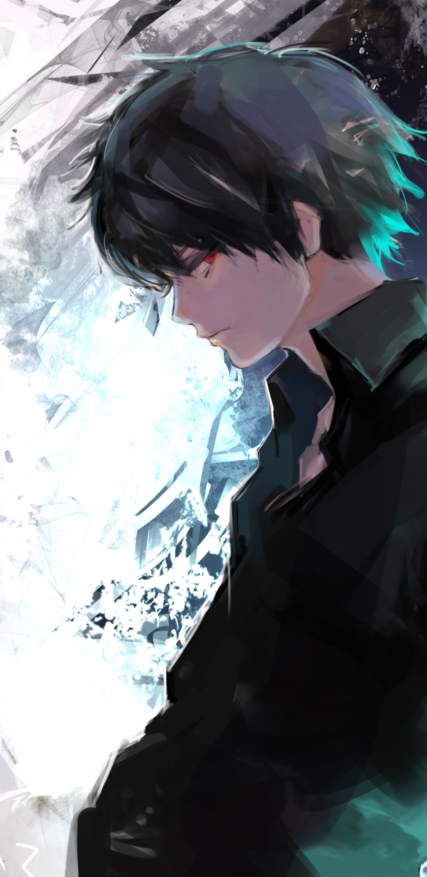 Handy-Wallpaper Animes, Ken Kanek, Tokyo Ghoul, Haise Sasaki kostenlos herunterladen.