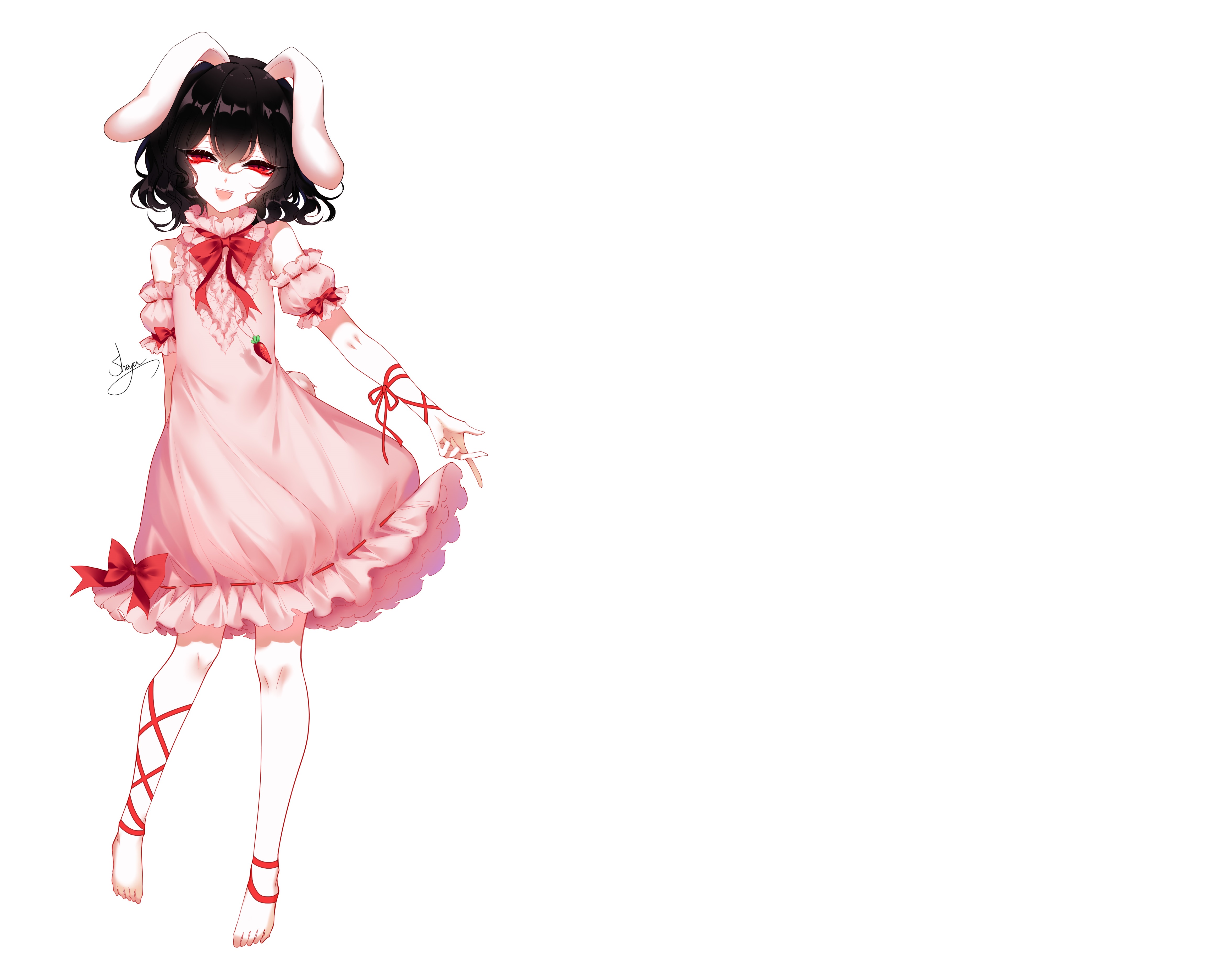 Free download wallpaper Anime, Touhou, Tewi Inaba on your PC desktop
