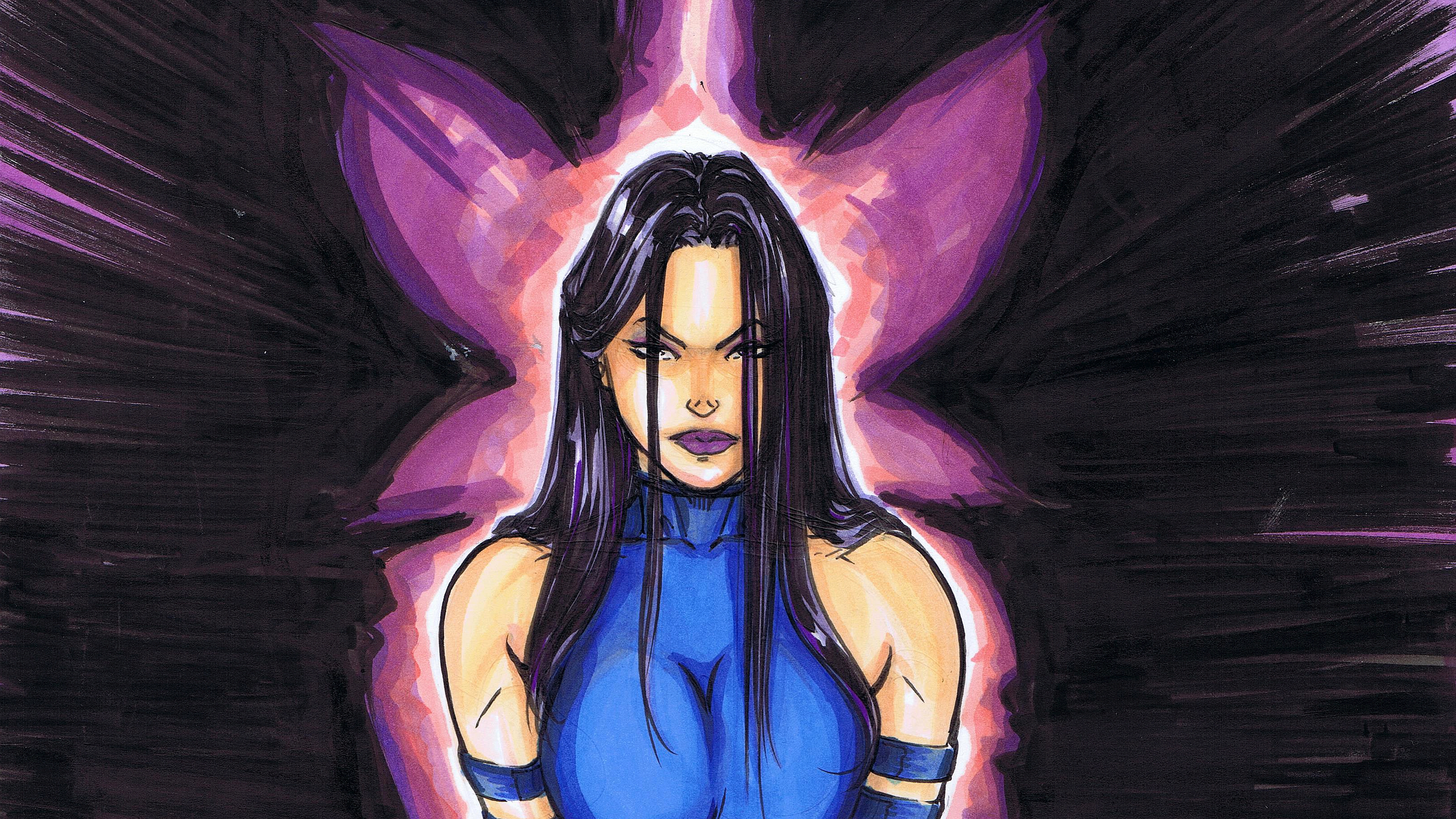 Handy-Wallpaper Comics, Psylocke kostenlos herunterladen.