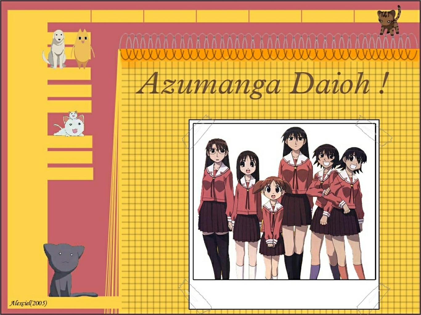 Téléchargez des papiers peints mobile Animé, Azumanga Daiô gratuitement.