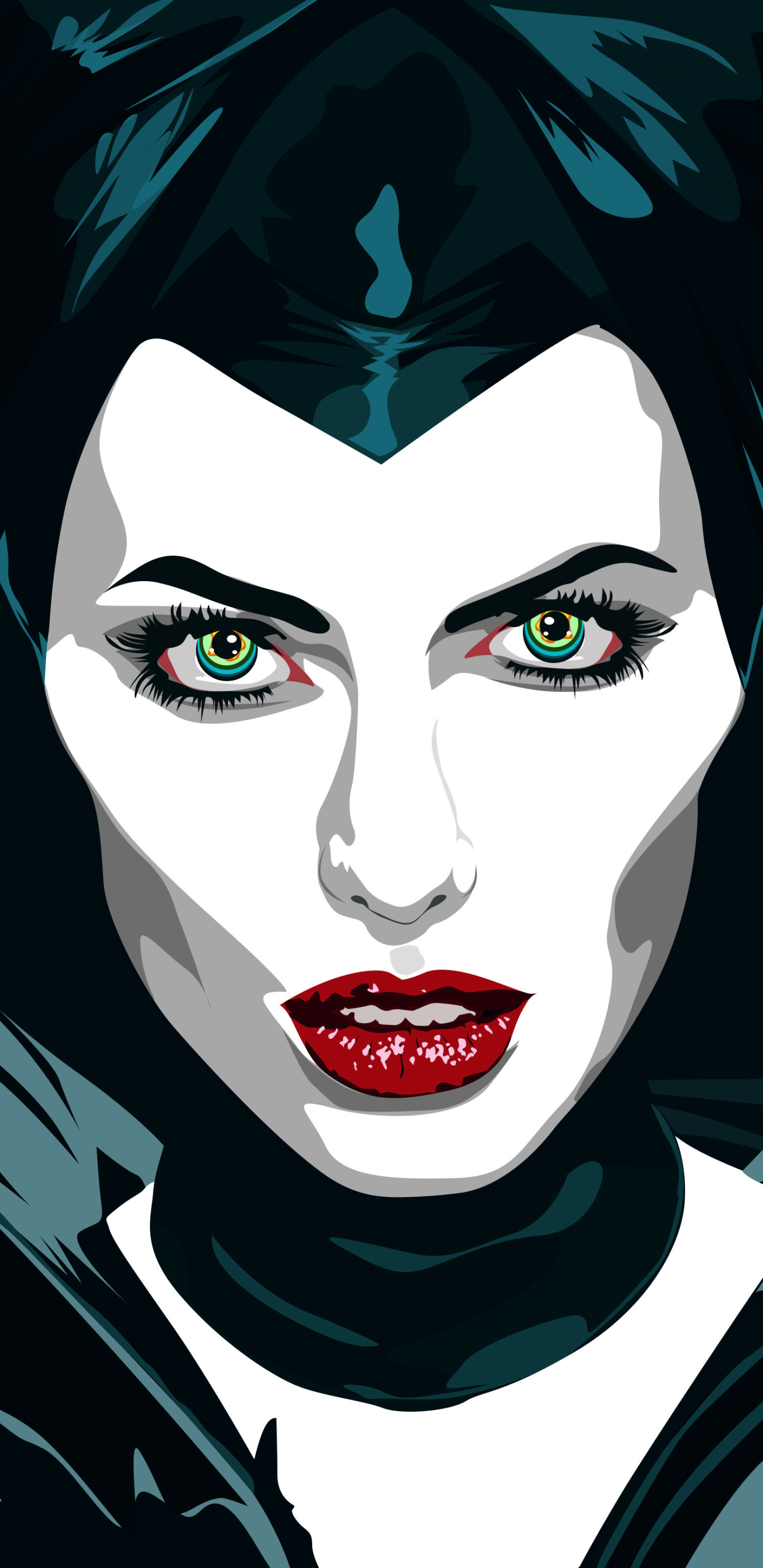 Handy-Wallpaper Angelina Jolie, Filme, Maleficent Die Dunkle Fee kostenlos herunterladen.