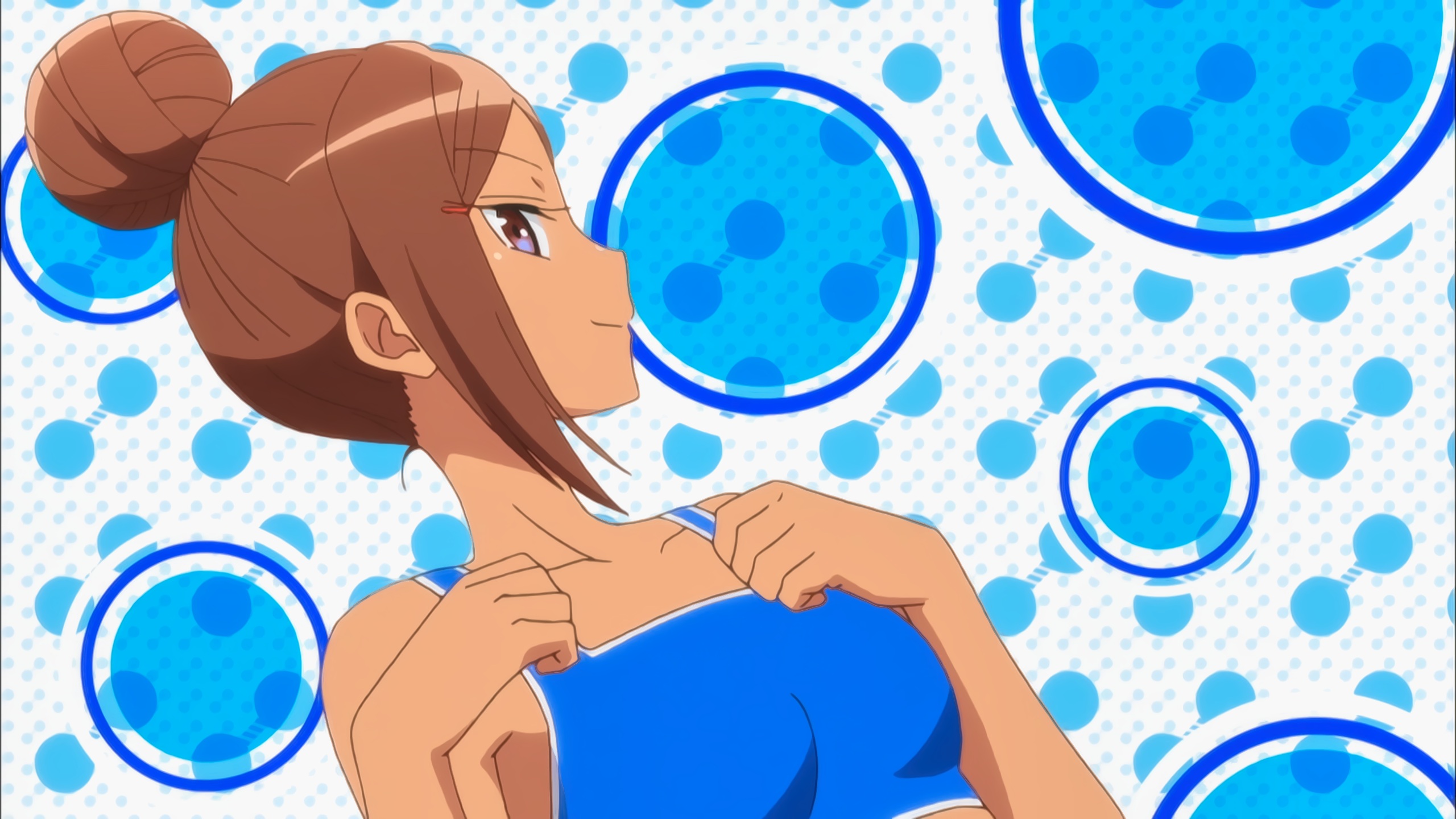 anime, how heavy are the dumbbells you lift?, ayaka uehara