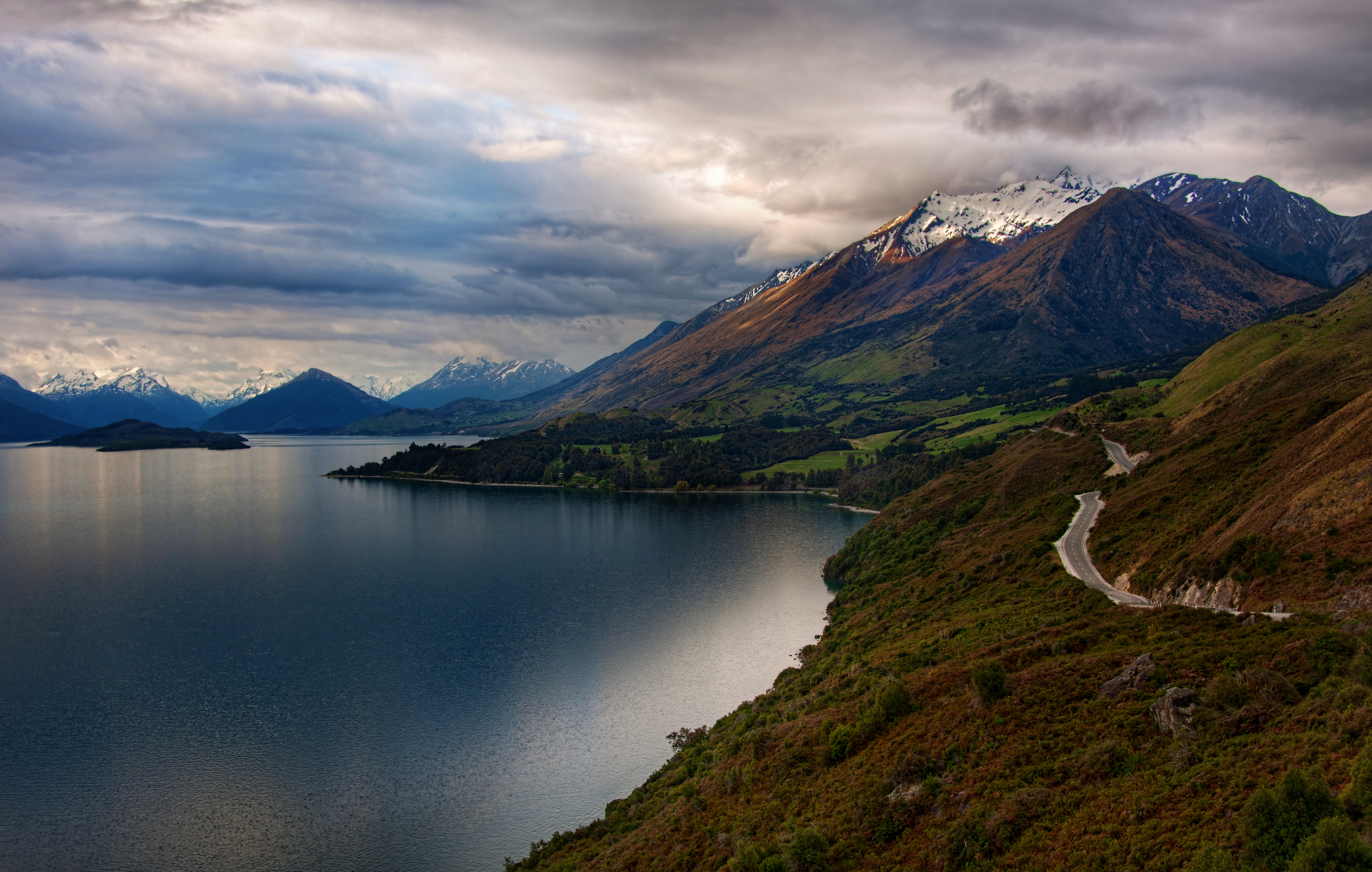 1522800壁紙のダウンロード地球, 山, クレイトン山, ニュージーランド, 道, 南島 (ニュージーランド), 南アルプス, 山岳-スクリーンセーバーと写真を無料で