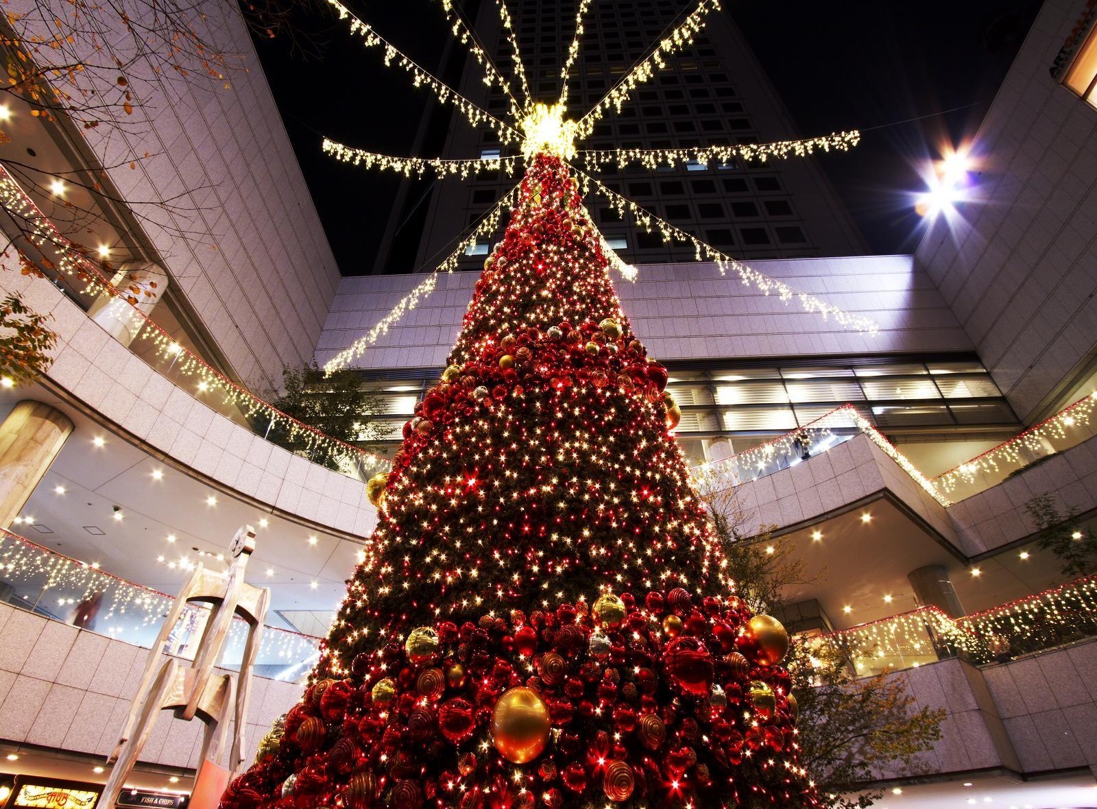 holidays, toys, christmas, holiday, christmas tree, hall, shopping center, mall