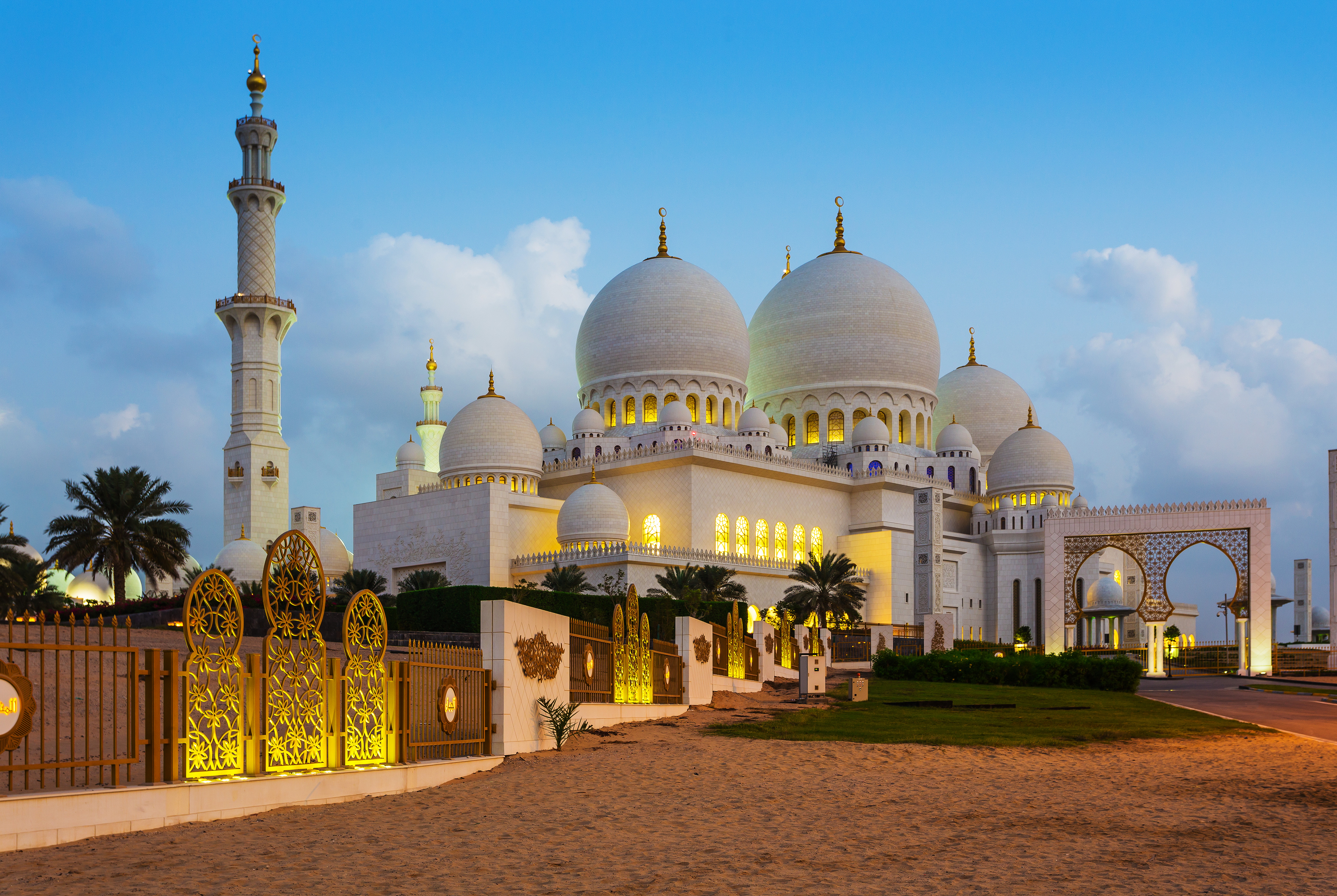 385319 Bild herunterladen moschee, religiös, scheich zayid moschee, architektur, kuppel, moscheen - Hintergrundbilder und Bildschirmschoner kostenlos