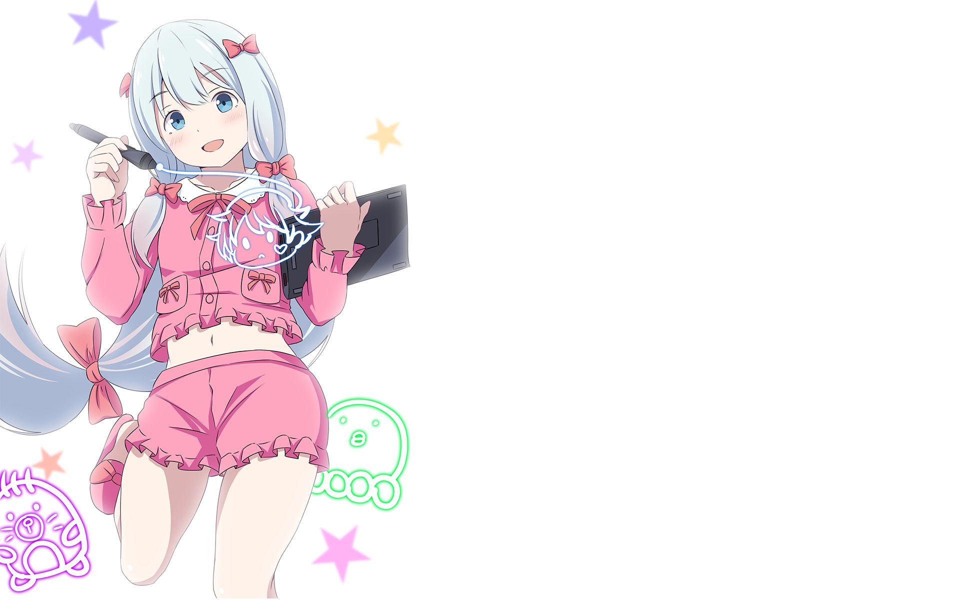 Laden Sie das Animes, Eromanga Sensei, Sagiri Izumi-Bild kostenlos auf Ihren PC-Desktop herunter