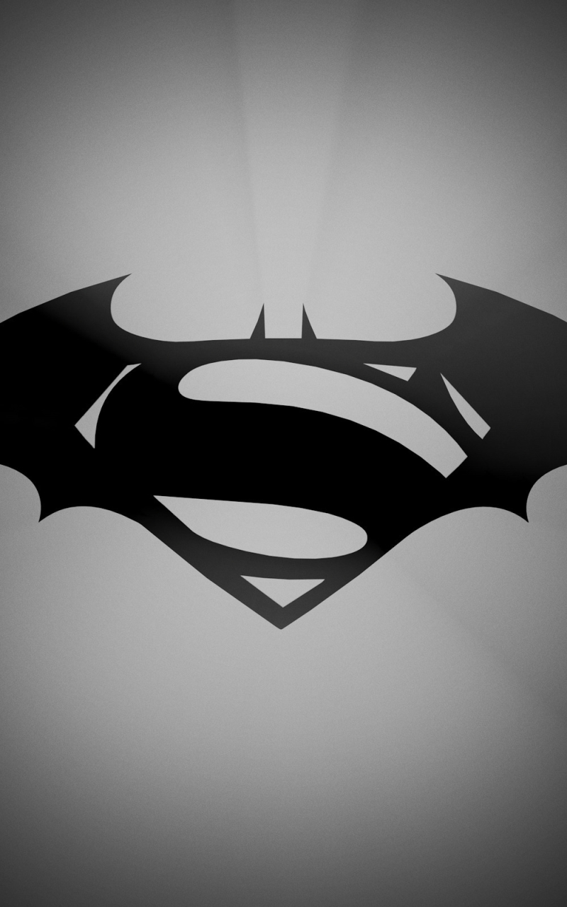 Handy-Wallpaper Logo, Filme, Batman Logo, Übermensch, Superman Logo, Batman V Superman: Dawn Of Justice kostenlos herunterladen.