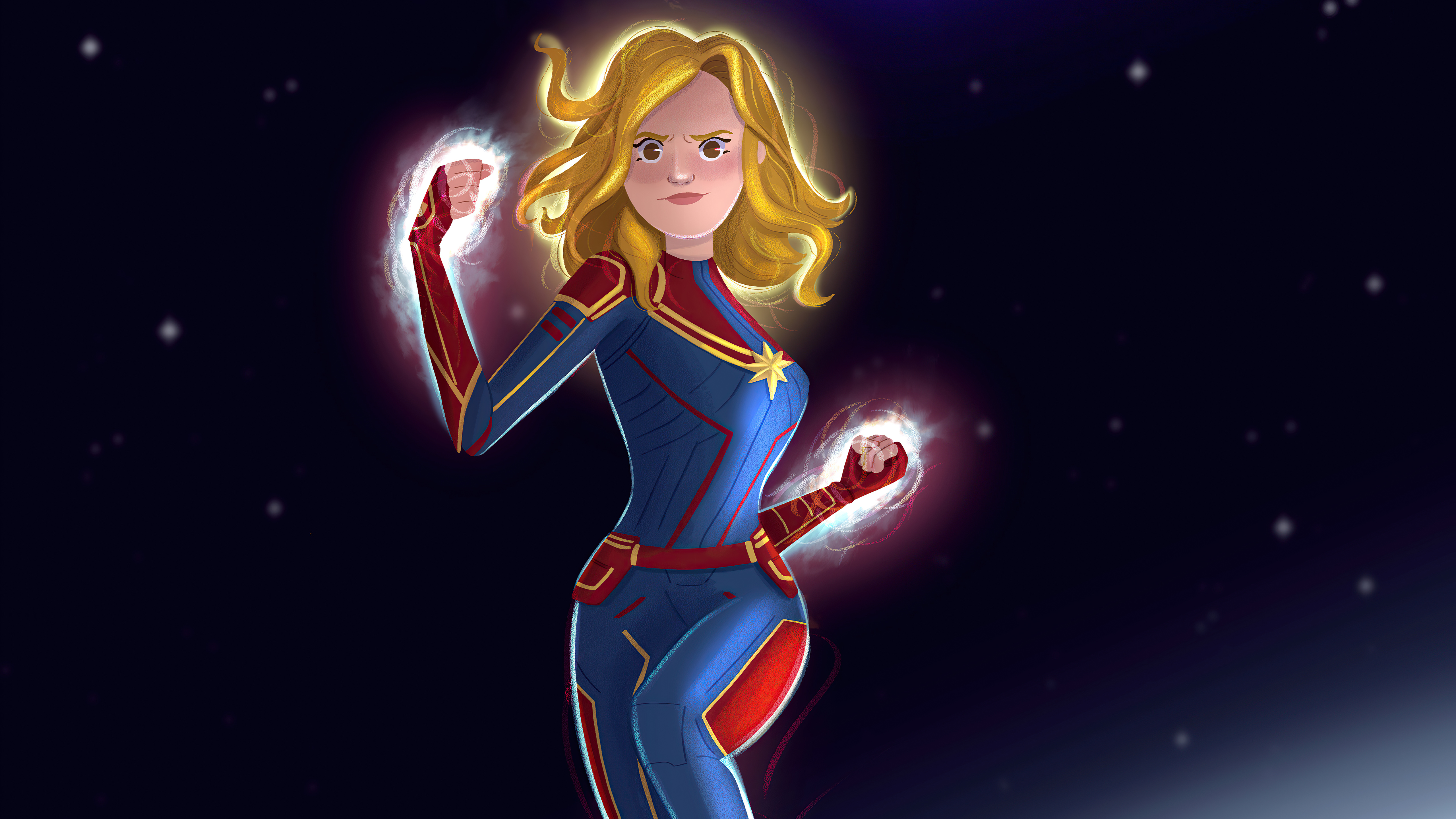 Laden Sie das Blondinen, Comics, Carol Danvers, Captain Marvel-Bild kostenlos auf Ihren PC-Desktop herunter