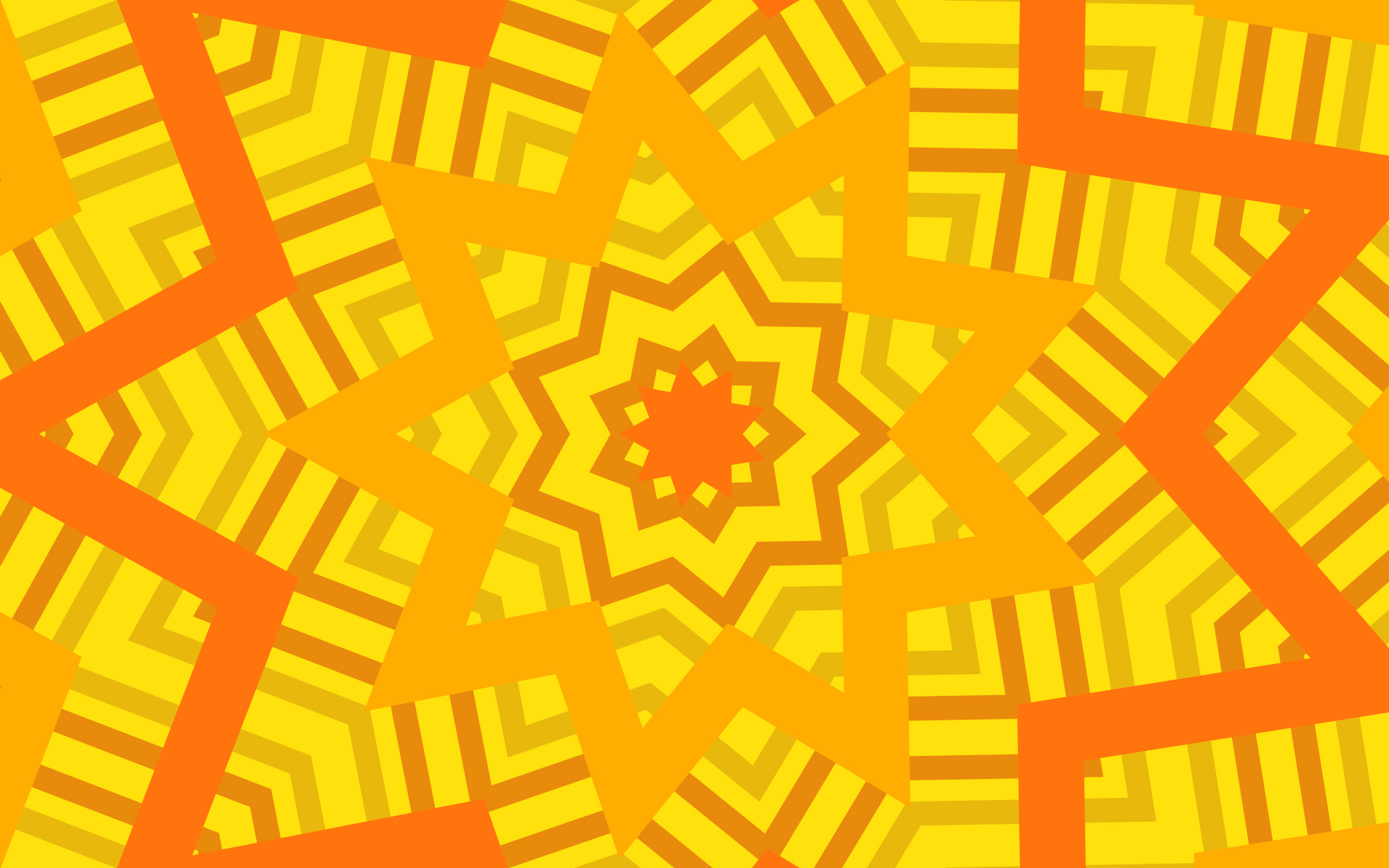 Free download wallpaper Abstract, Pattern, Colors, Shapes, Kaleidoscope, Star, Orange (Color) on your PC desktop