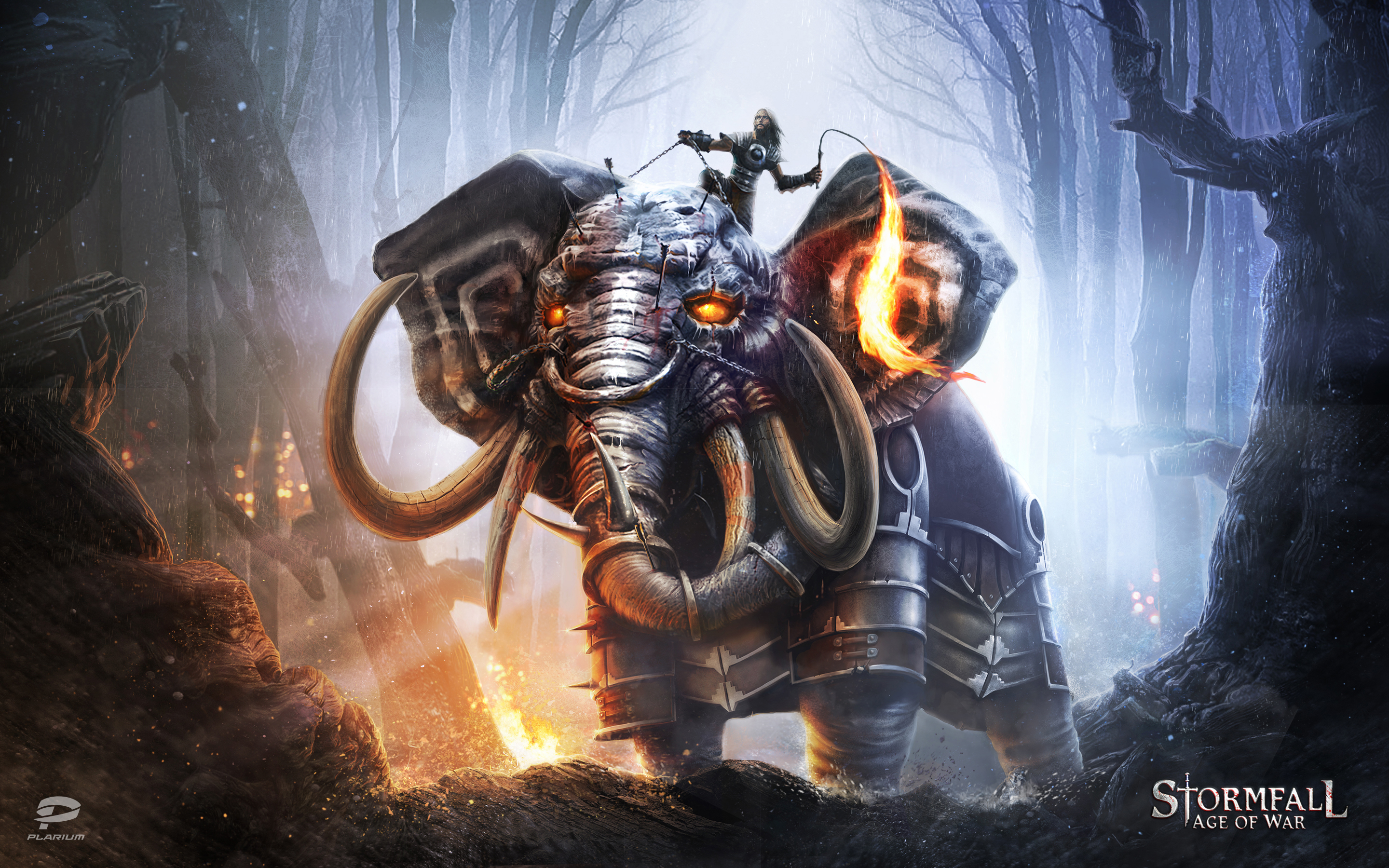 Free download wallpaper Warrior, Elephant, Video Game, Stormfall: Age Of War on your PC desktop