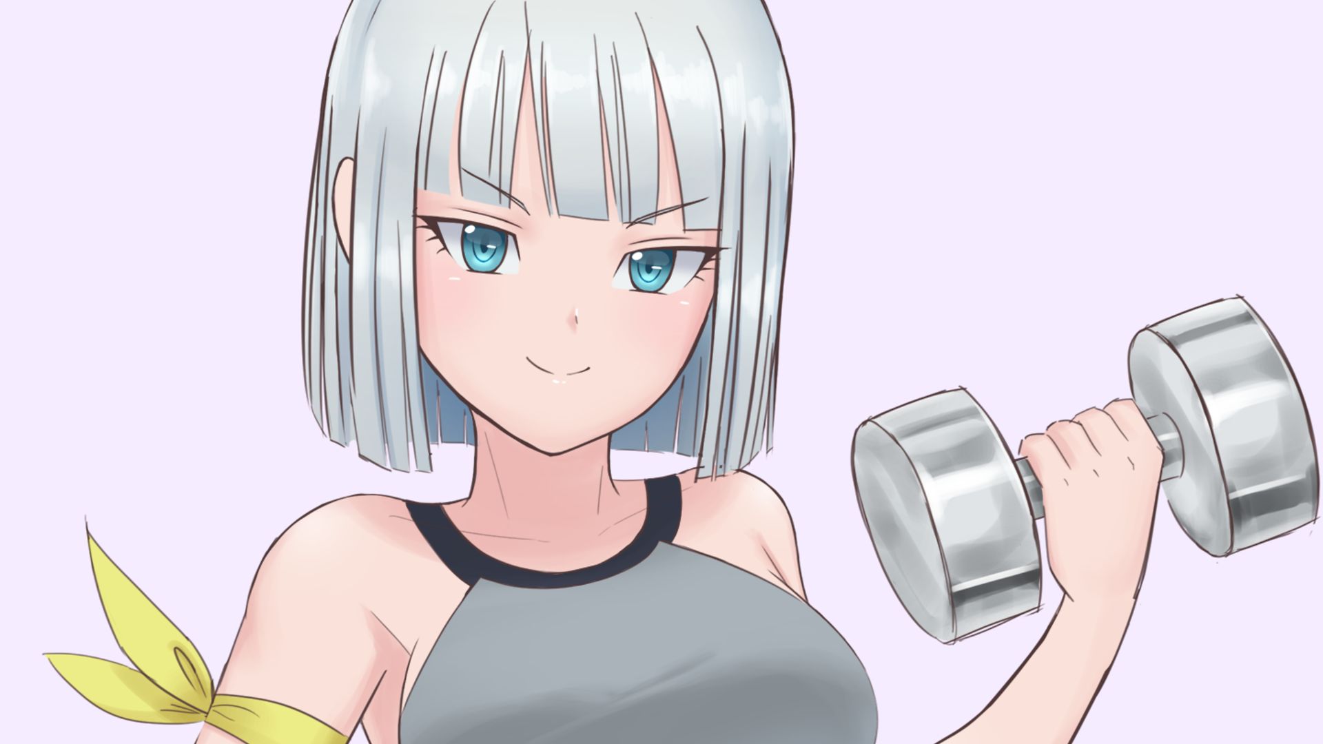 anime, how heavy are the dumbbells you lift?, gina boyd