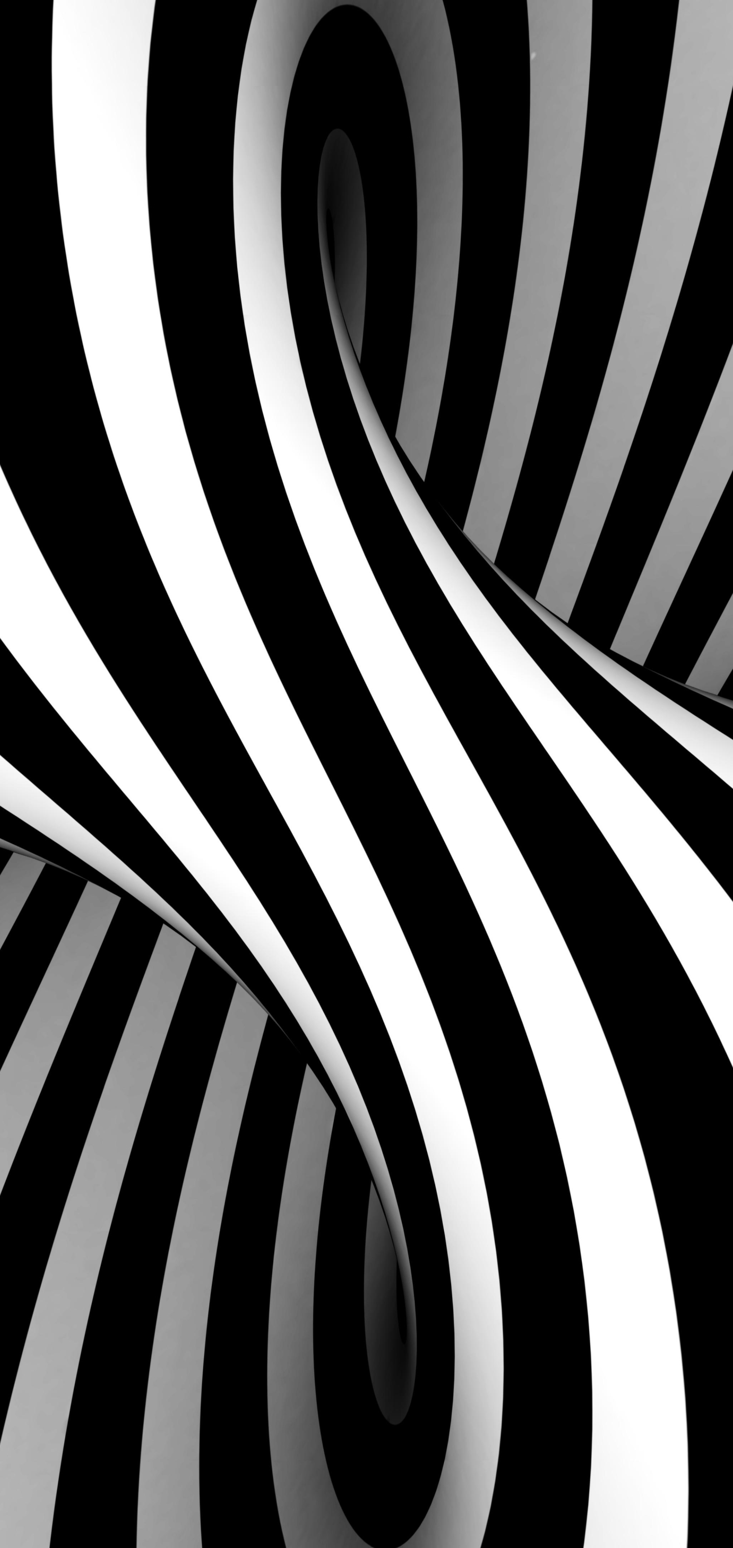1333177 скачать обои оптическая иллюзия, абстрактные, черно белый - заставки и картинки бесплатно
