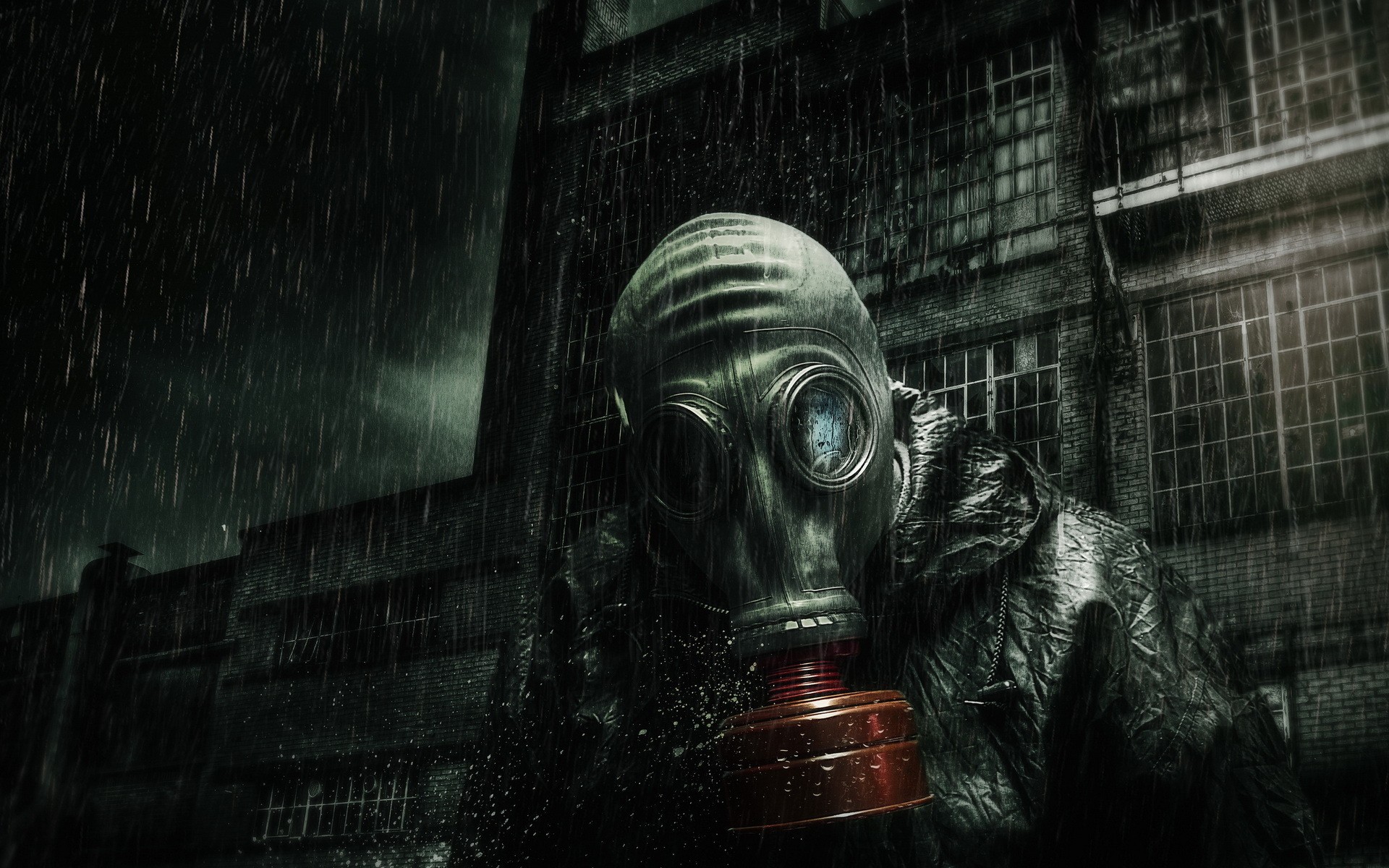 Free download wallpaper Gas Mask, Sci Fi, Post Apocalyptic on your PC desktop