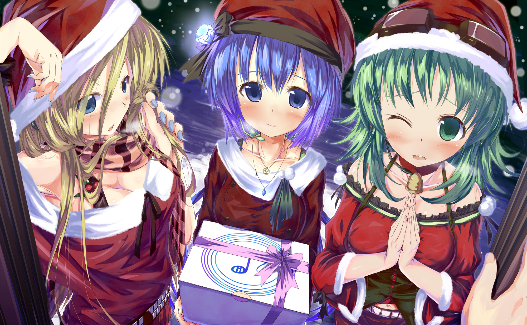 Free download wallpaper Anime, Vocaloid, Hatsune Miku, Rin Kagamine, Gumi (Vocaloid) on your PC desktop