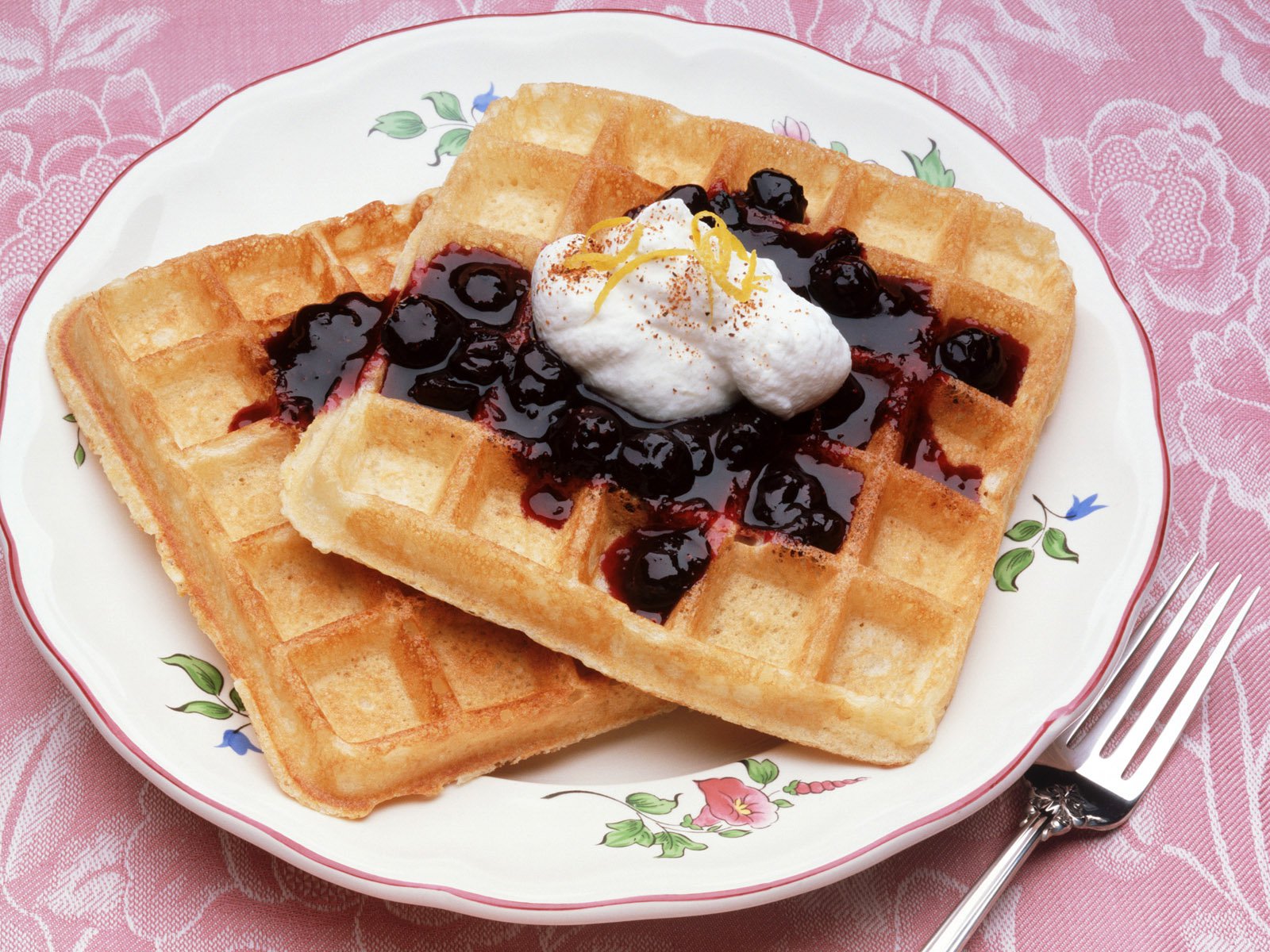 Free download wallpaper Food, Waffle on your PC desktop