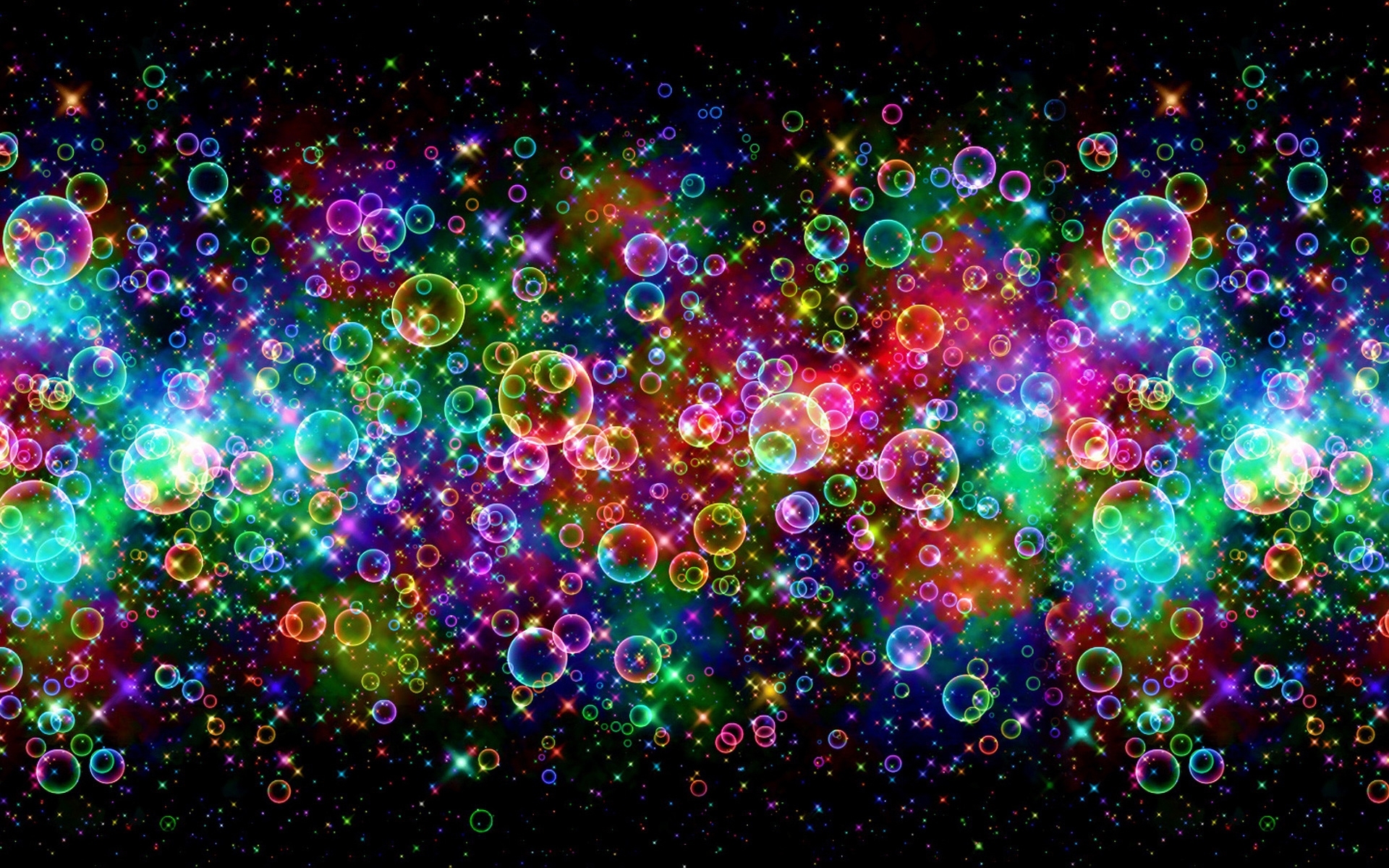 Wallpaper Full HD background, bubbles
