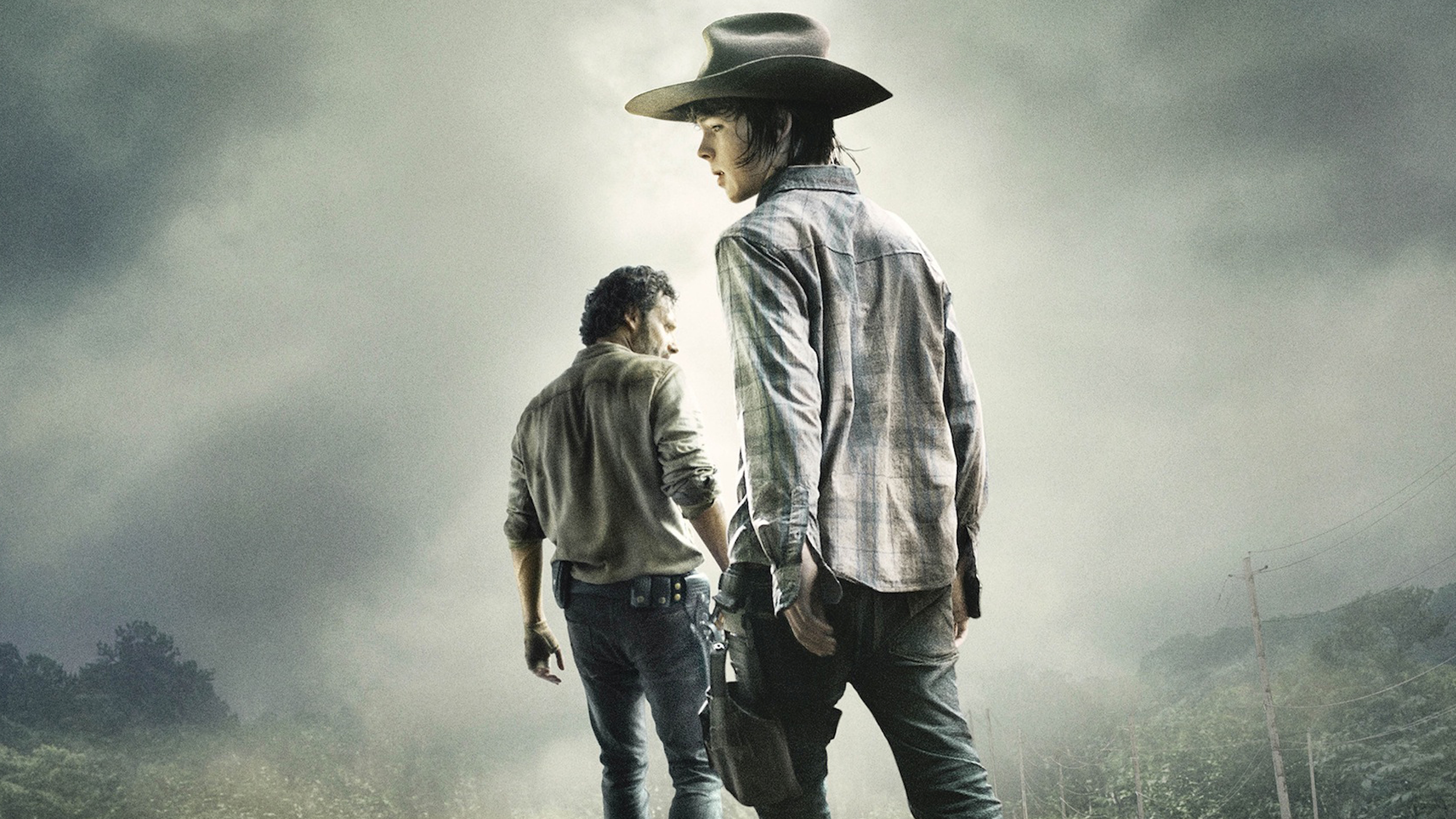 tv show, andrew lincoln, carl grimes, chandler riggs, rick grimes, the walking dead HD wallpaper