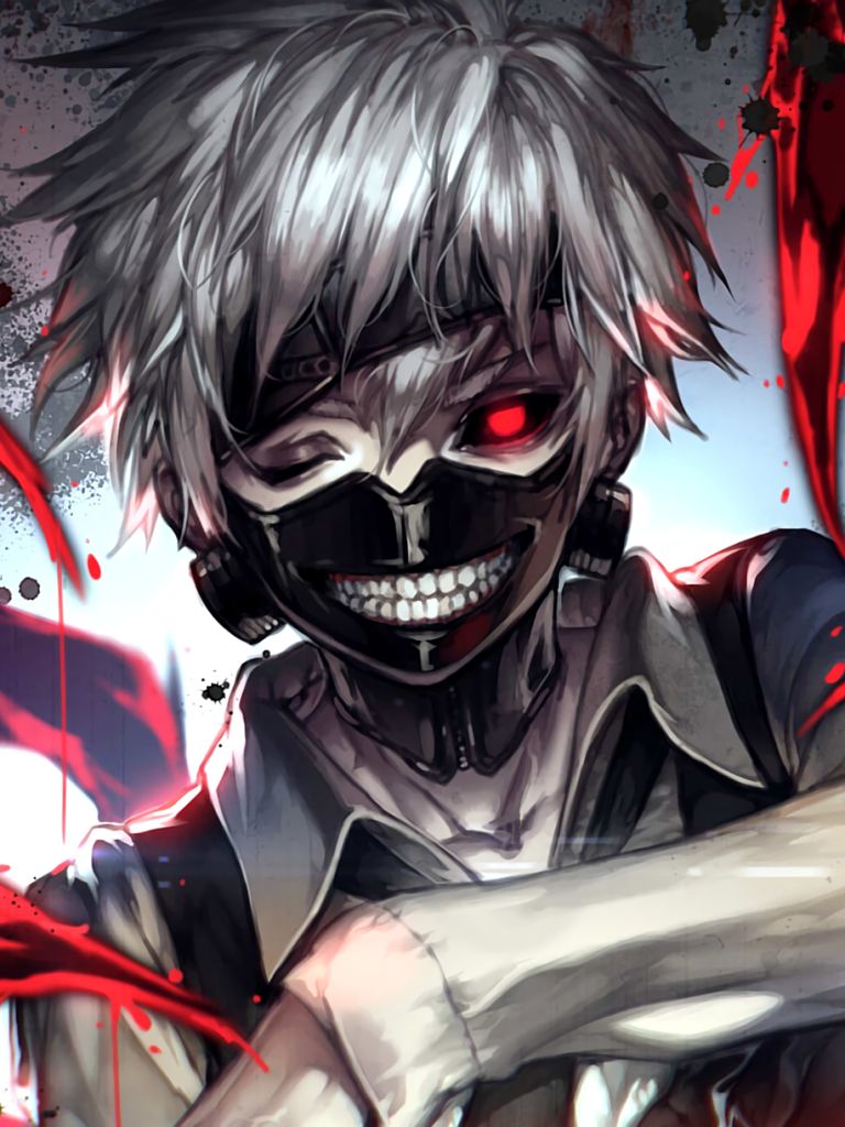 Handy-Wallpaper Animes, Ken Kanek, Tokyo Ghoul kostenlos herunterladen.