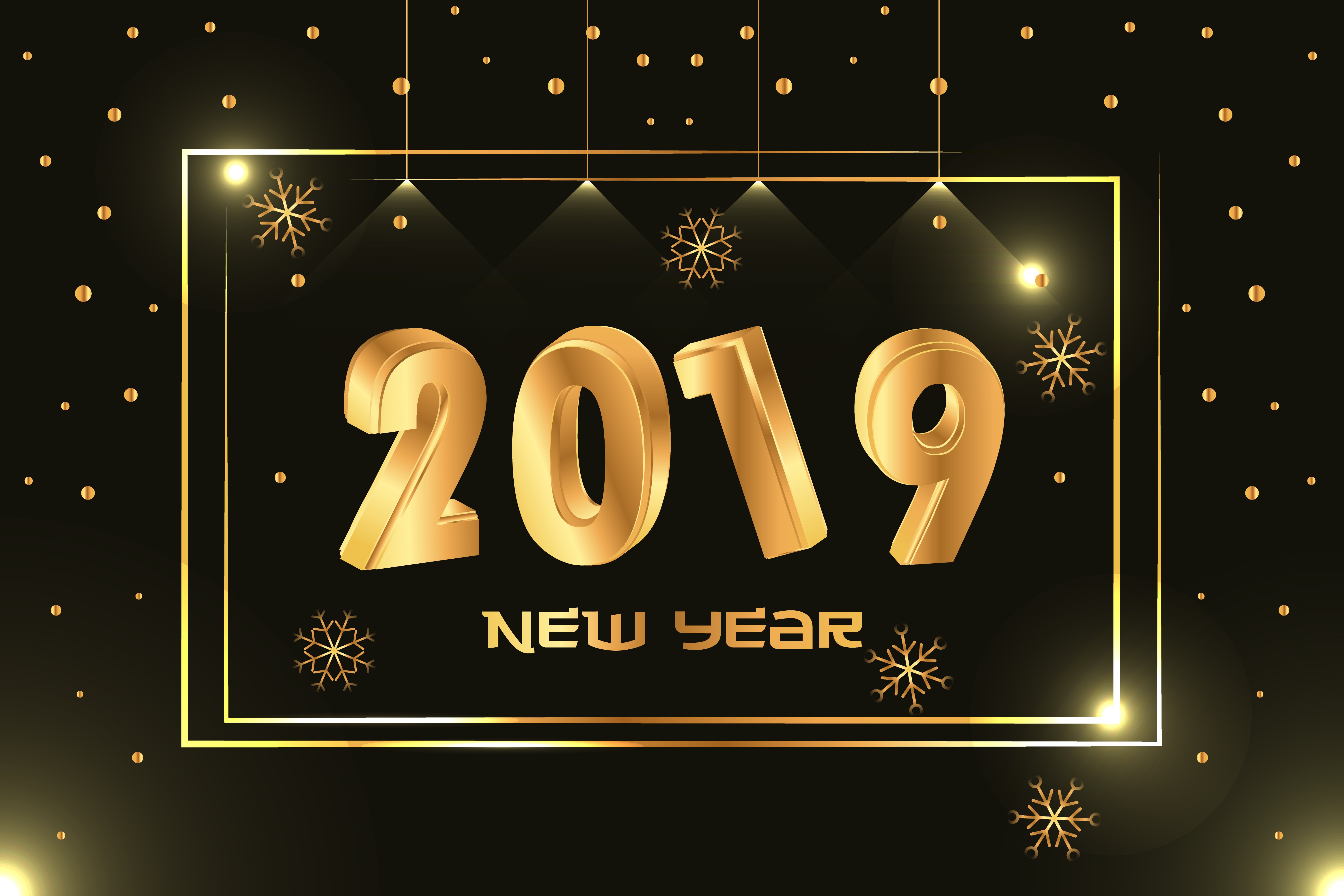 Descarga gratuita de fondo de pantalla para móvil de Año Nuevo, Día Festivo, Año Nuevo 2019.