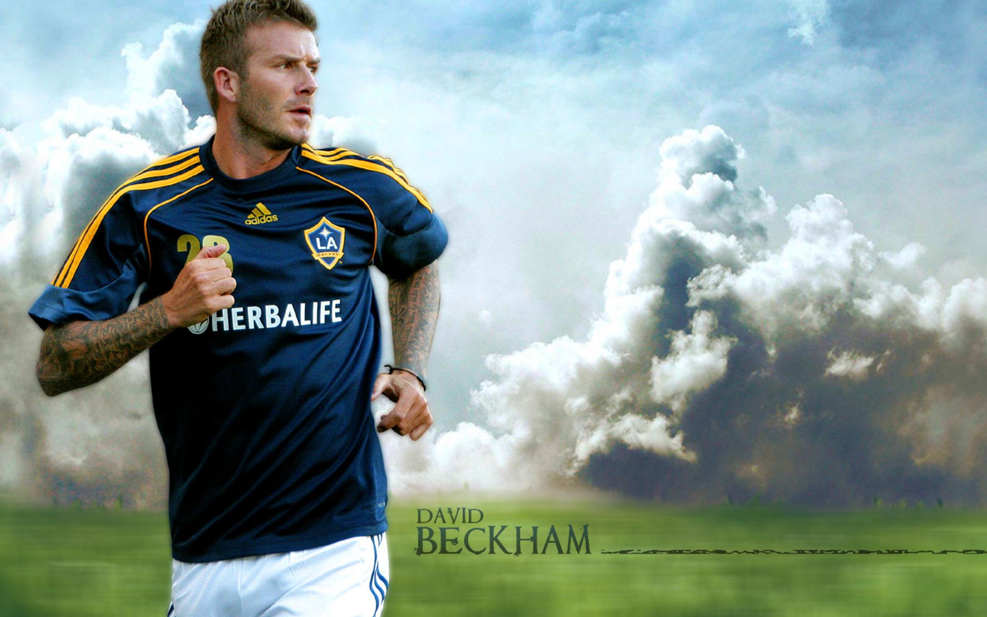 Download mobile wallpaper Sports, David Beckham, Soccer, La Galaxy for free.