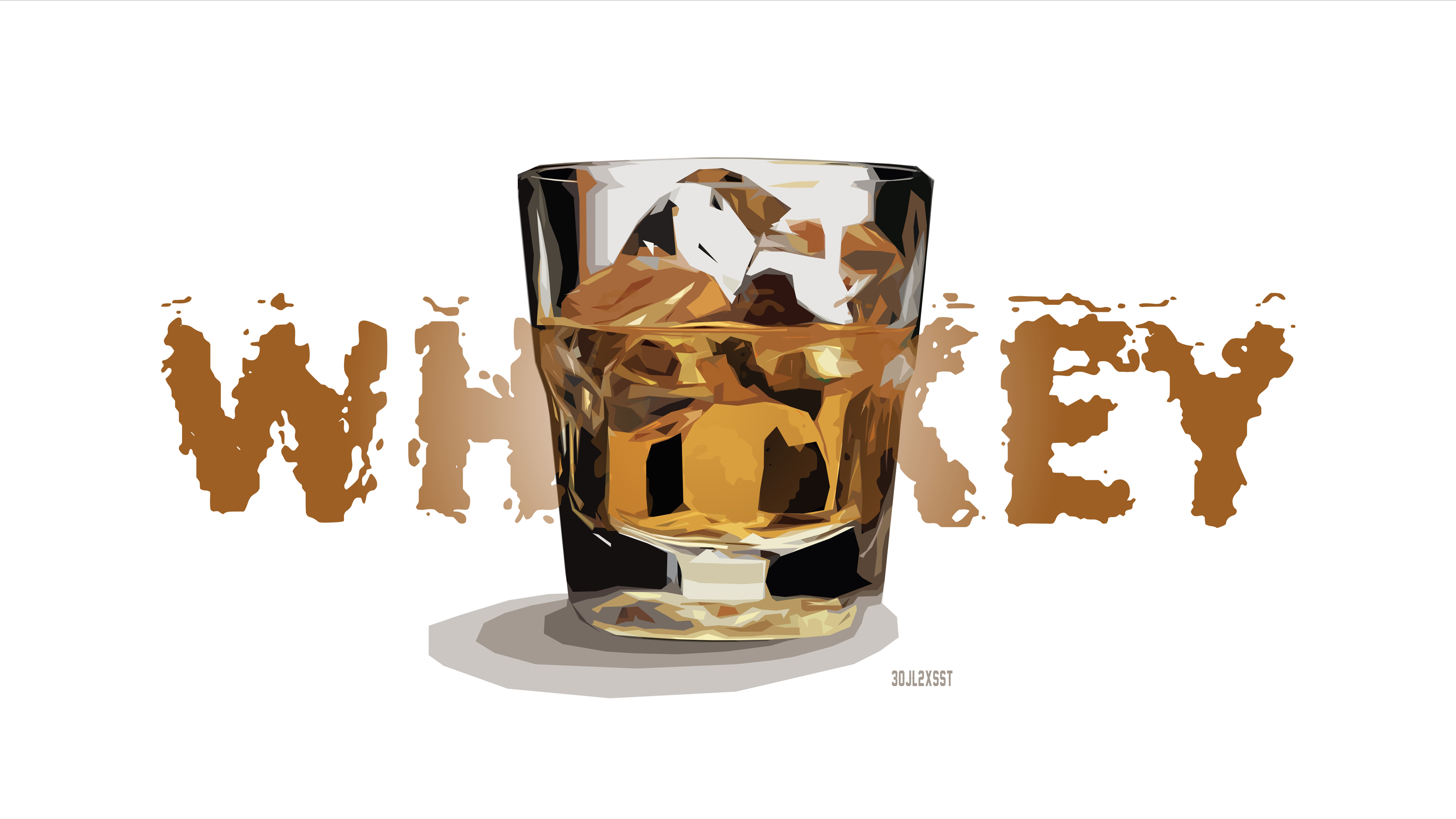 Download mobile wallpaper Food, Ice, Glass, Drink, Ice Cube, Whisky, Alcohol for free.