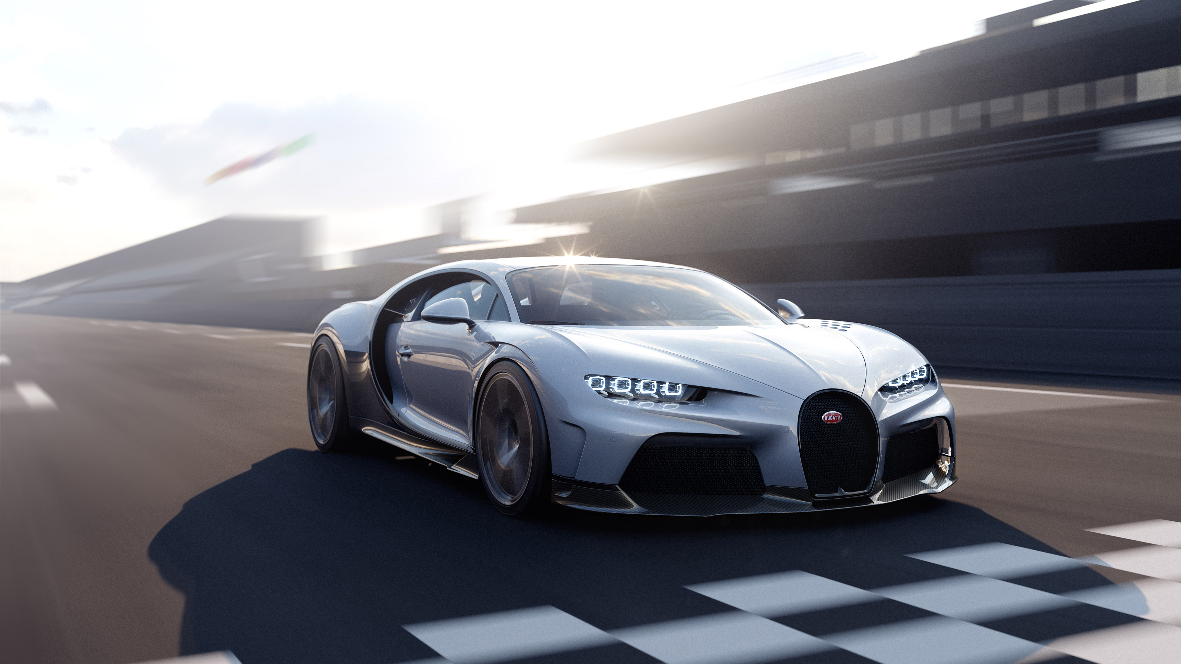 Download mobile wallpaper Bugatti, Car, Supercar, Bugatti Chiron, Vehicles, Silver Car, Bugatti Chiron Super Sport for free.