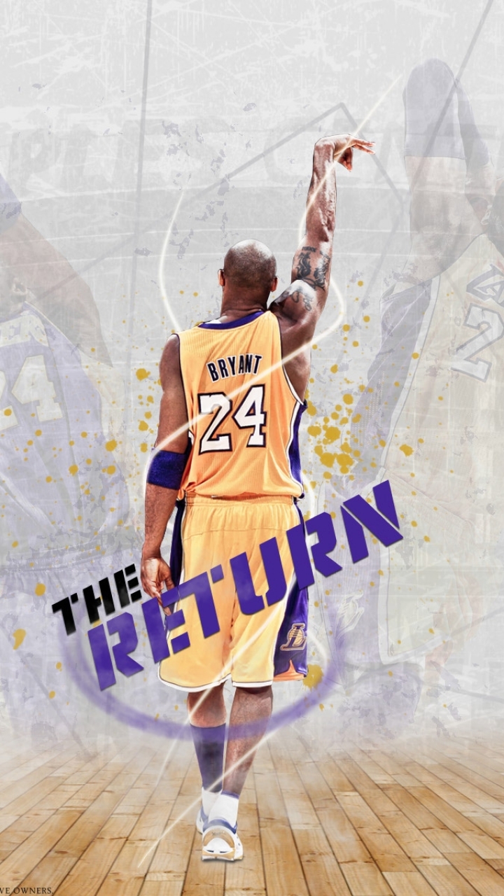 Handy-Wallpaper Kobe Bryant, Basketball, Sport kostenlos herunterladen.
