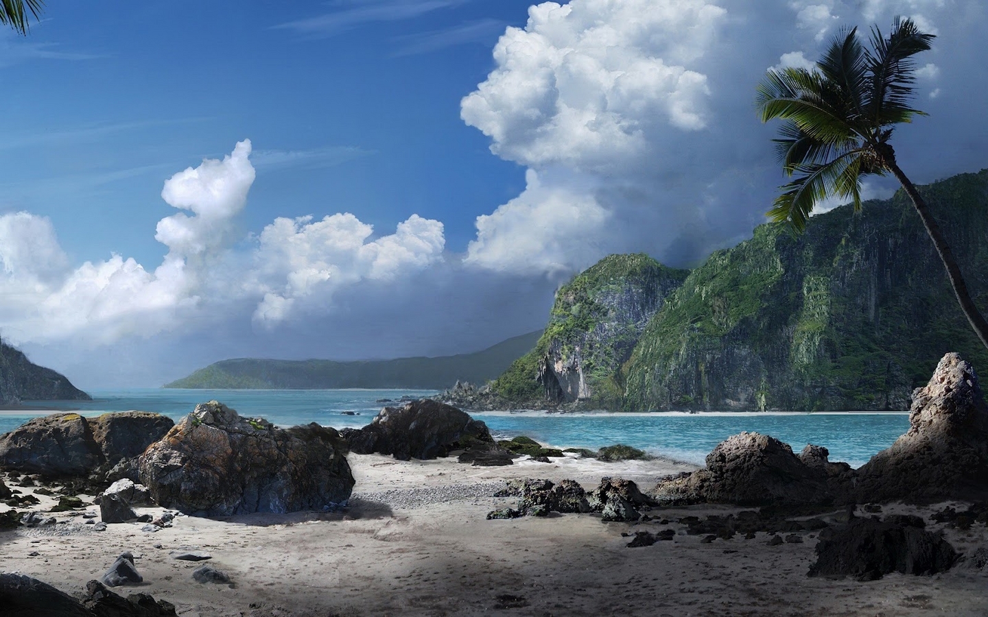 PCデスクトップに風景, 海, ビーチ画像を無料でダウンロード