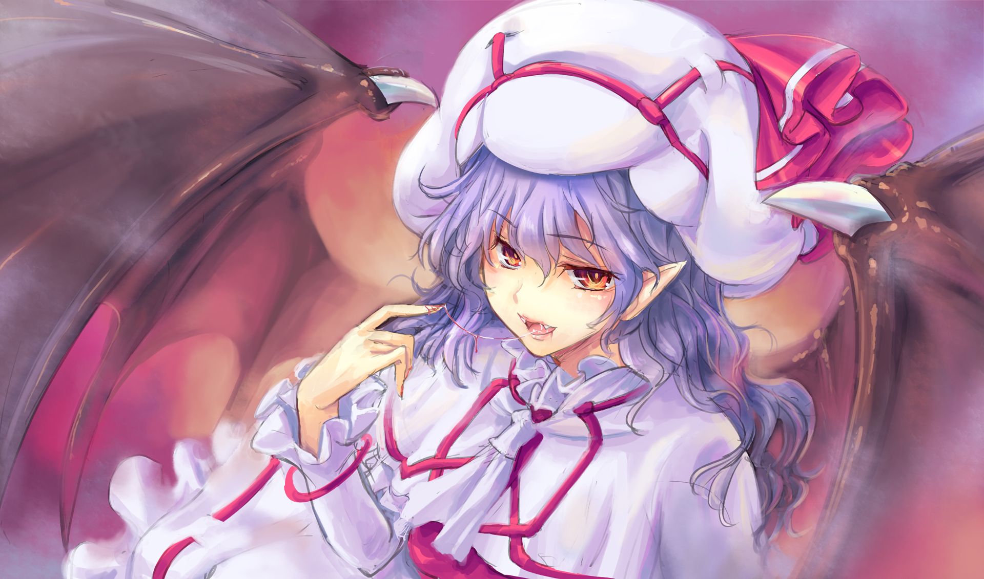 Descarga gratis la imagen Animado, Remilia Escarlata, Touhou en el escritorio de tu PC