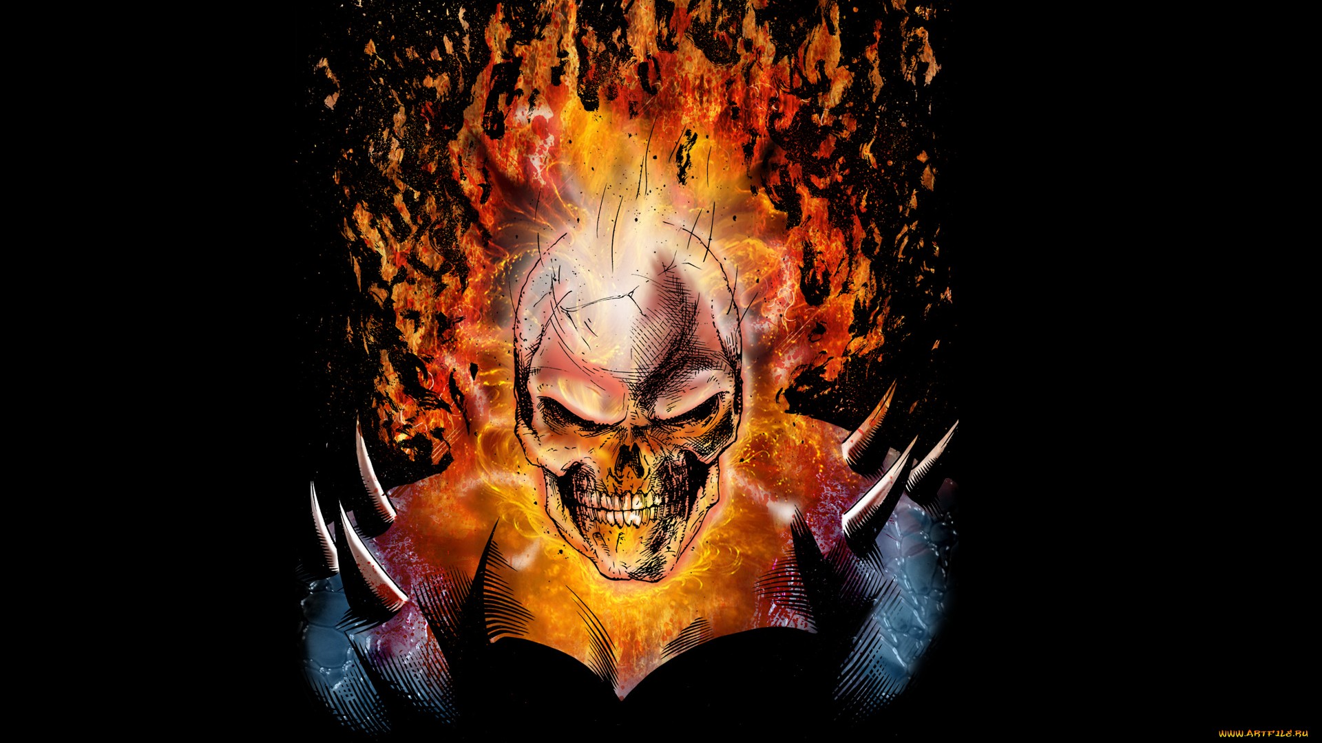 Descarga gratis la imagen Historietas, Ghost Rider: El Motorista Fantasma en el escritorio de tu PC