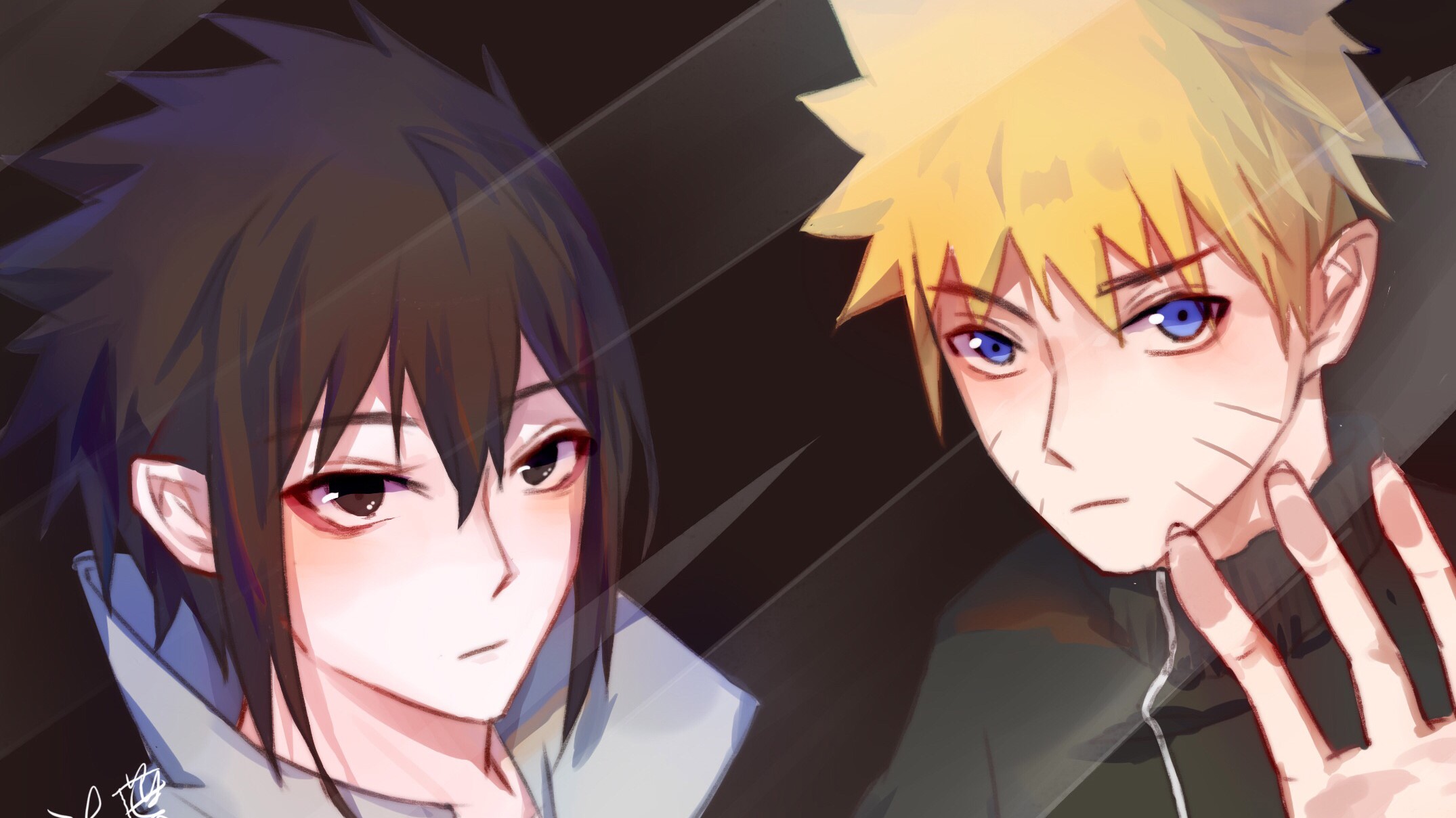 Descarga gratuita de fondo de pantalla para móvil de Naruto, Animado, Sasuke Uchiha, Naruto Uzumaki.