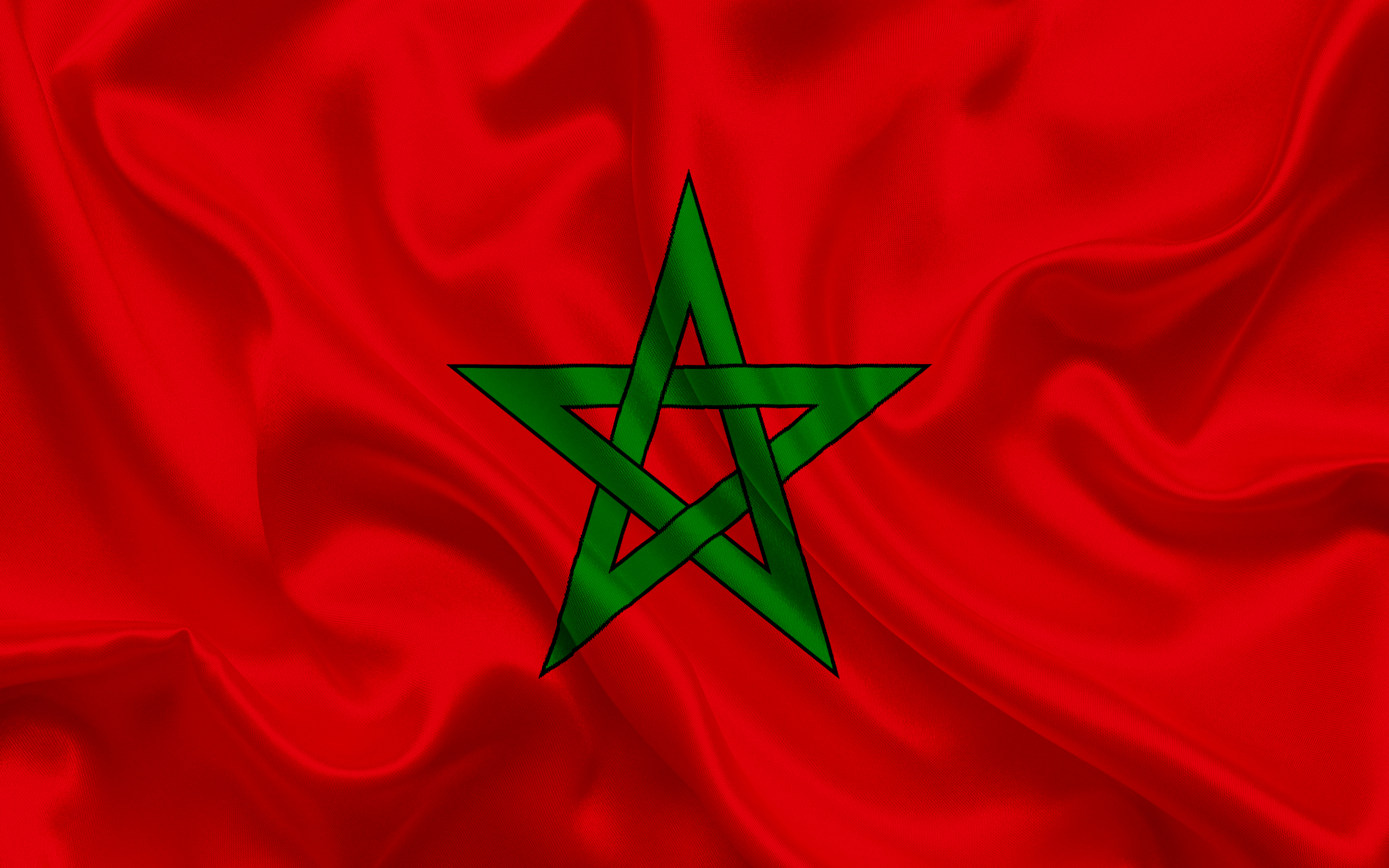 Скачать обои Флаг Марокко на телефон бесплатно