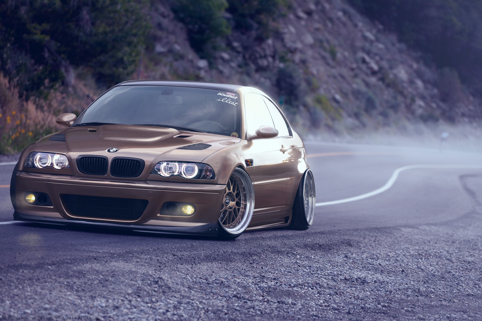 Download mobile wallpaper Bmw E46, Road, Vehicles, Bmw, Car for free.