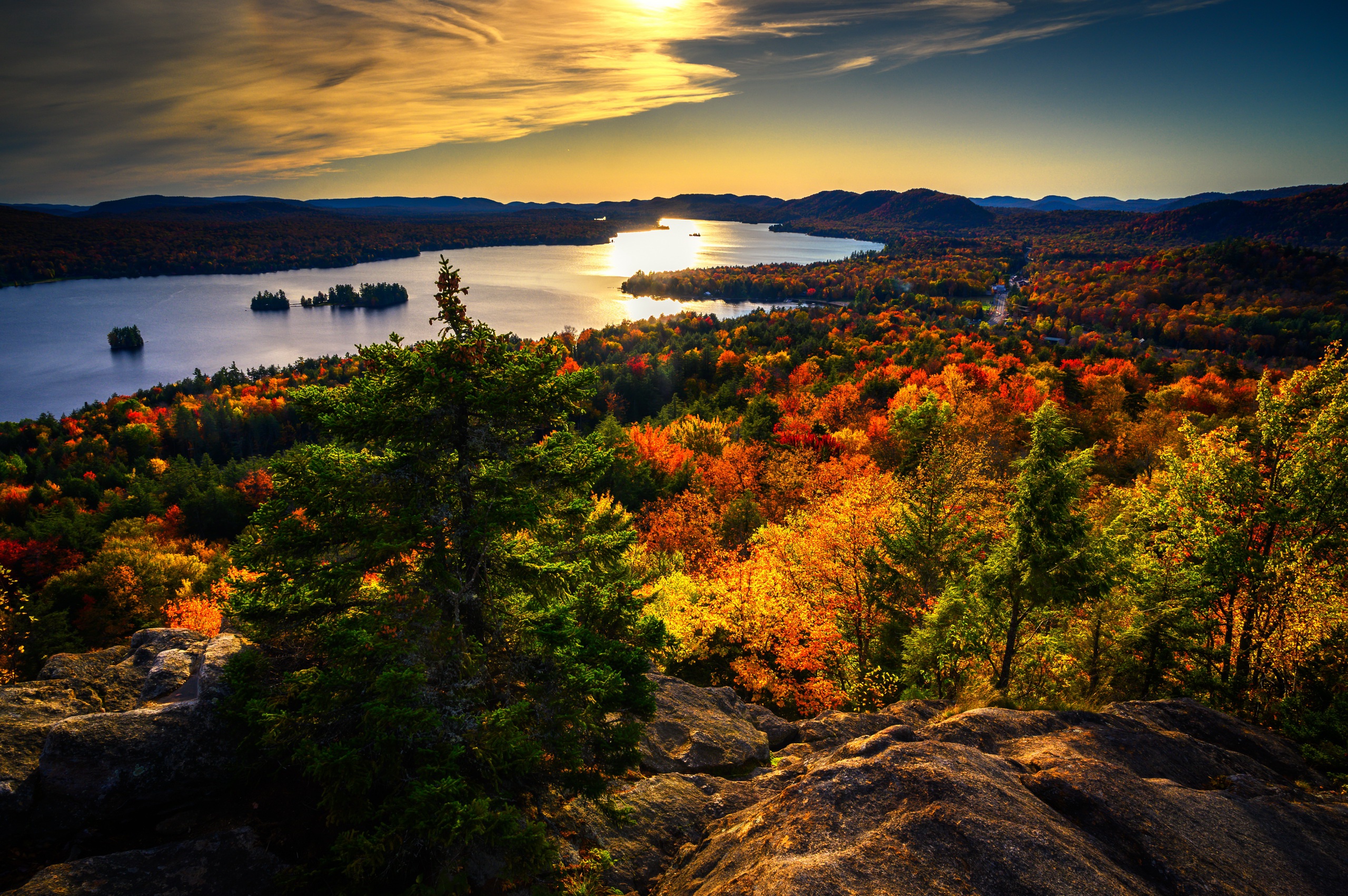 PCデスクトップに風景, 自然, 川, 秋, 森, 地球画像を無料でダウンロード