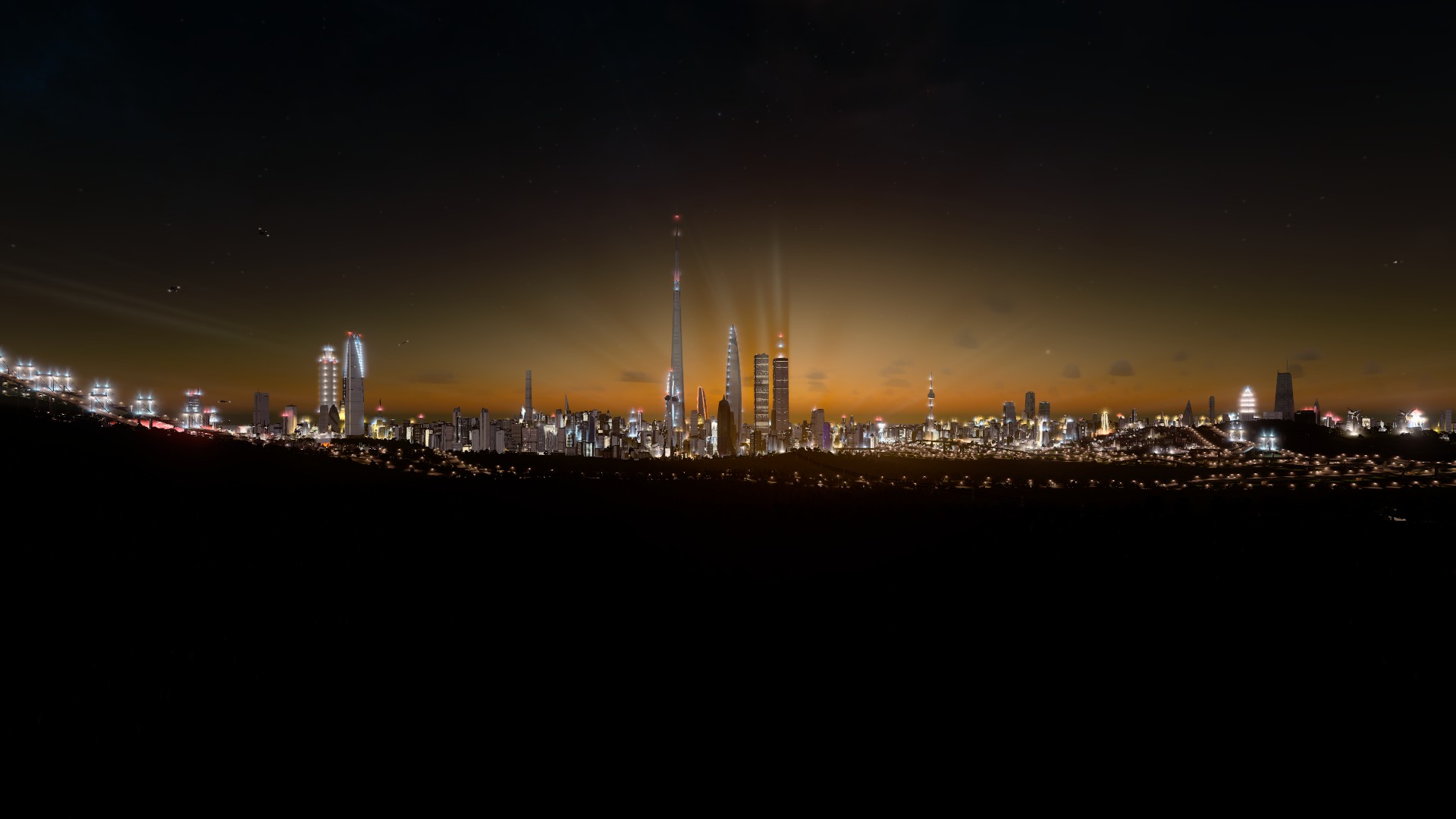 Descarga gratuita de fondo de pantalla para móvil de Ciudades, Amanecer, Videojuego, Cities: Skylines.