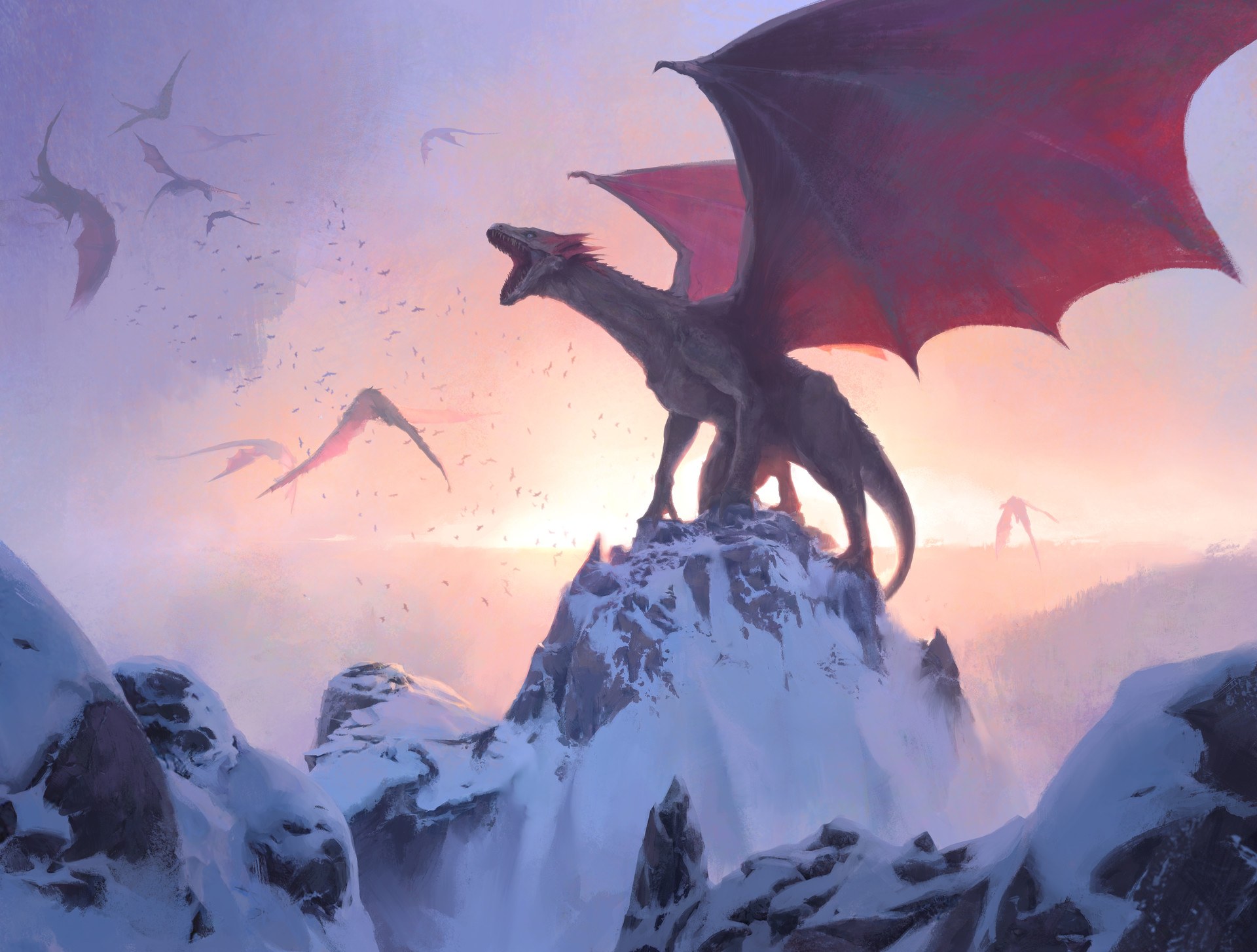 Free download wallpaper Fantasy, Dragon on your PC desktop