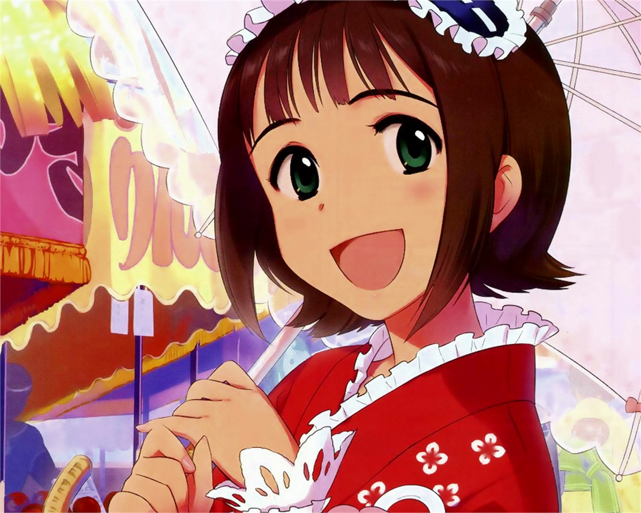 Laden Sie das Animes, The Idolm@ster, Haruka Amami-Bild kostenlos auf Ihren PC-Desktop herunter