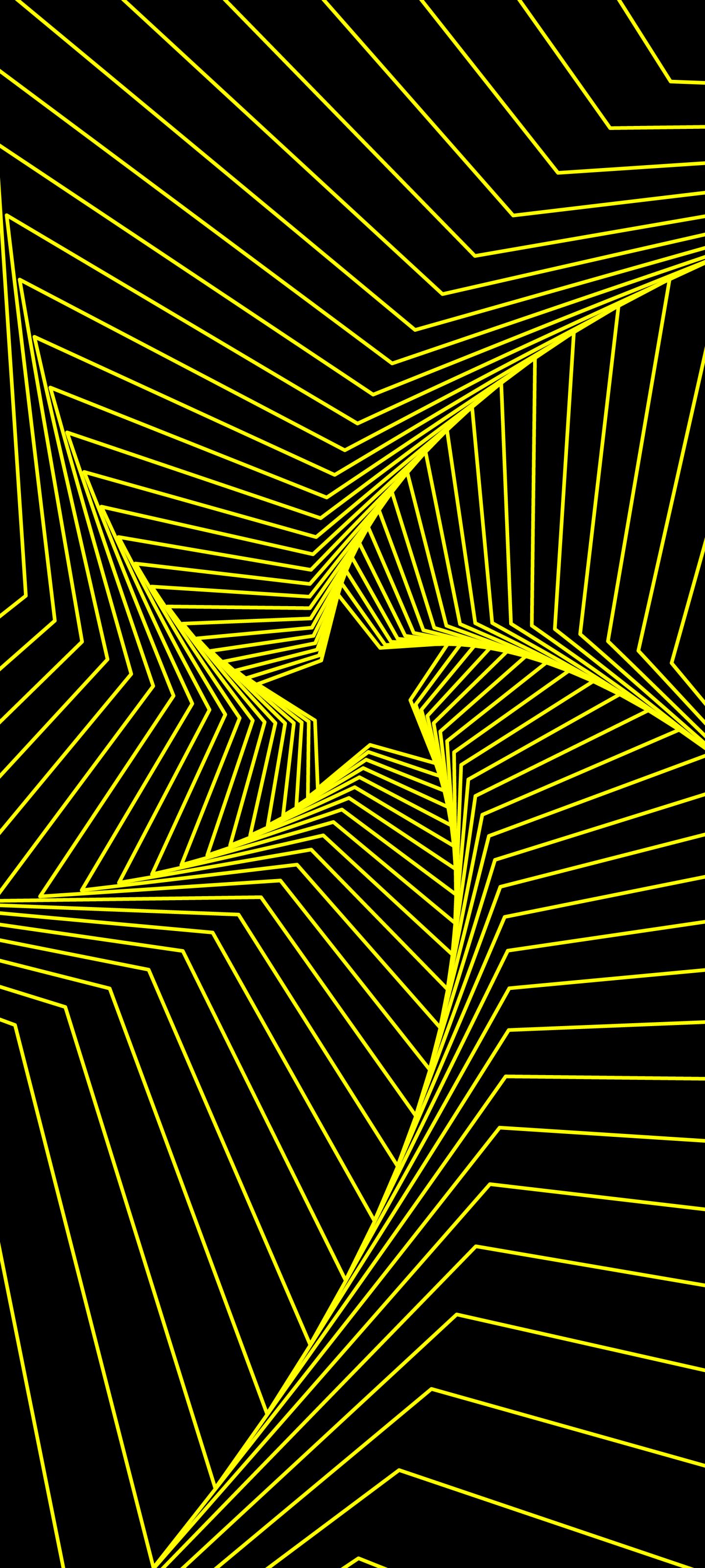 Download mobile wallpaper Abstract, Lines, Spiral, Star for free.