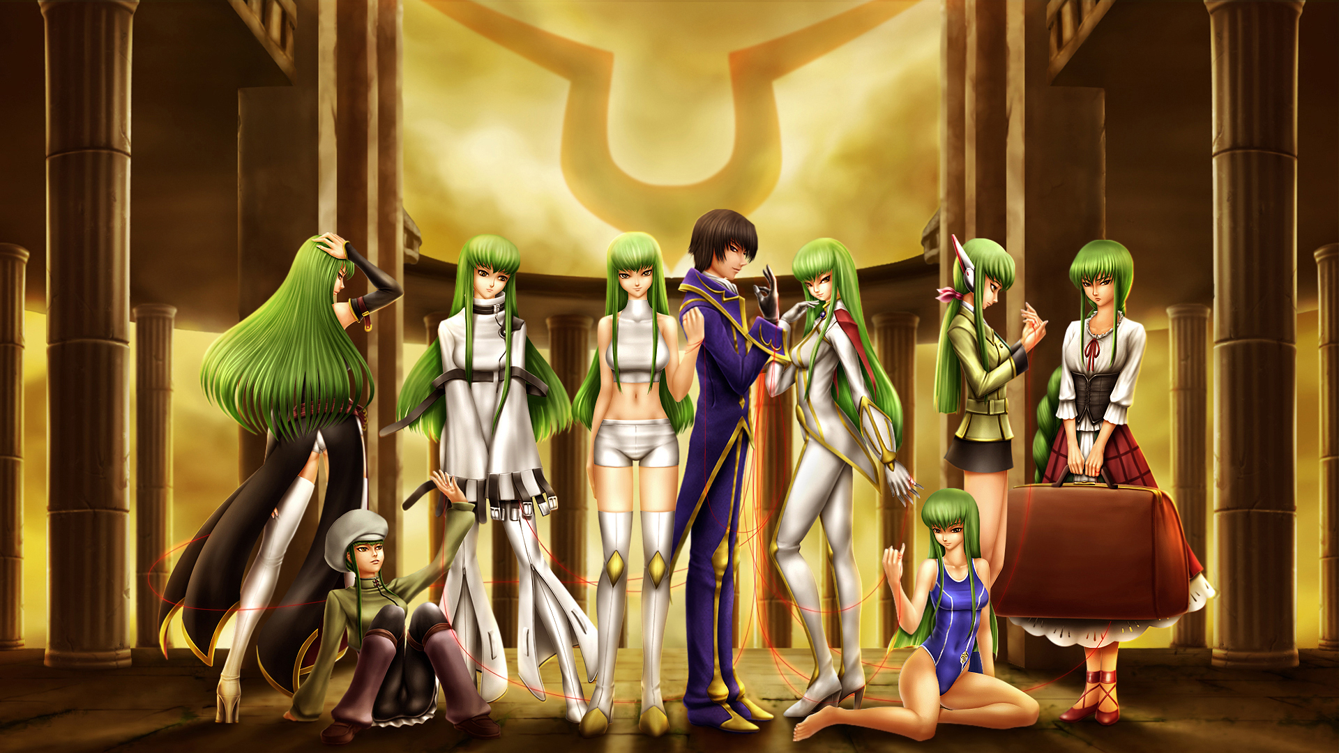 Free download wallpaper Anime, Lelouch Lamperouge, Code Geass, C C (Code Geass) on your PC desktop