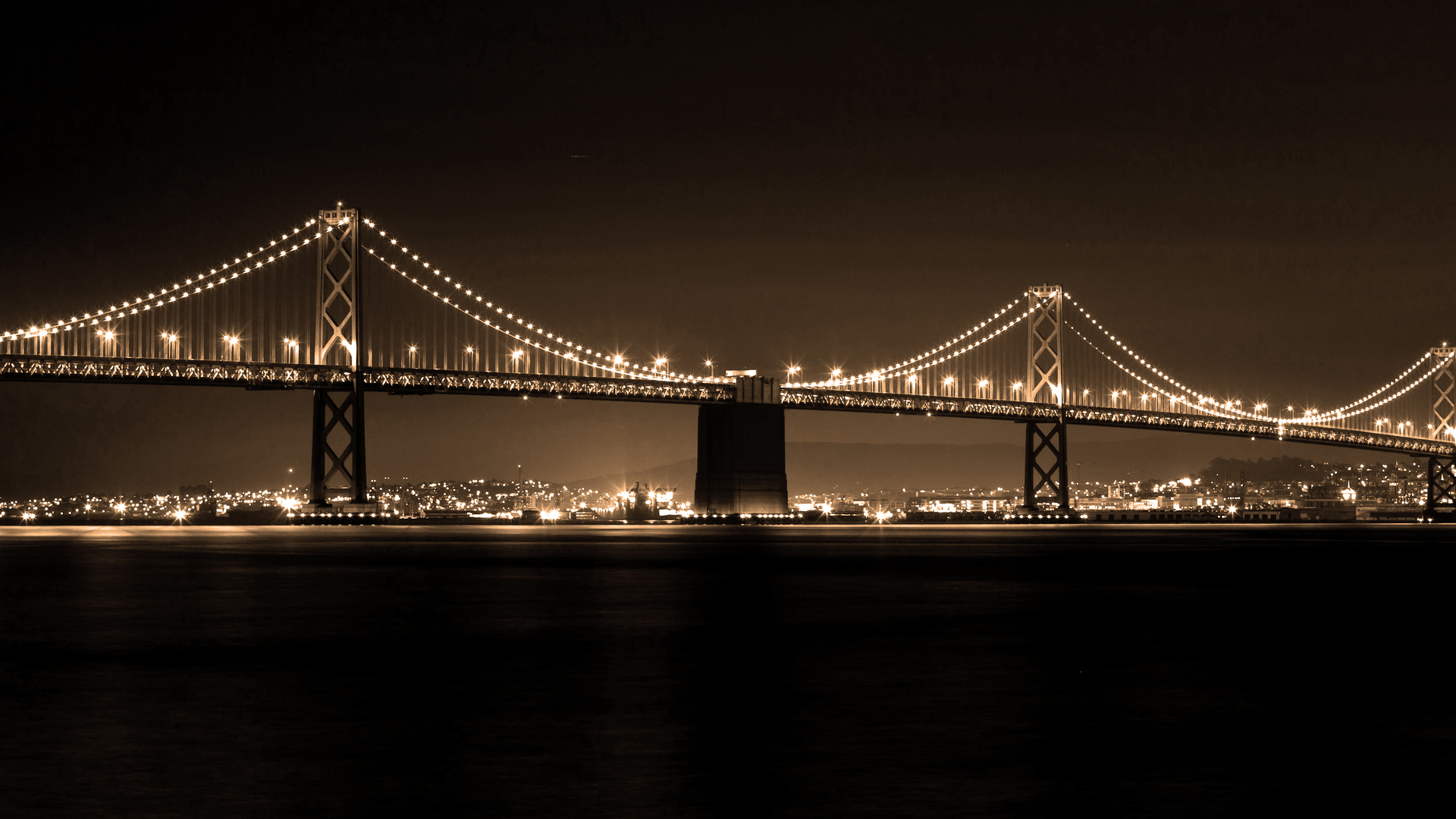 Скачать картинку Бэй Бридж, Сан Франциско, Мосты, Сделано Человеком в телефон бесплатно.