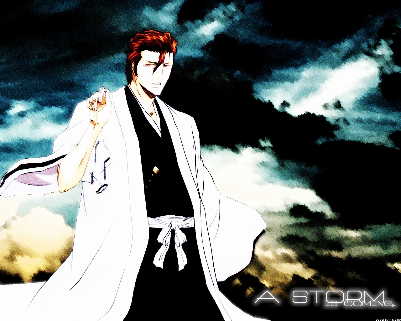 Handy-Wallpaper Bleach, Animes, Sōsuke Aizen kostenlos herunterladen.