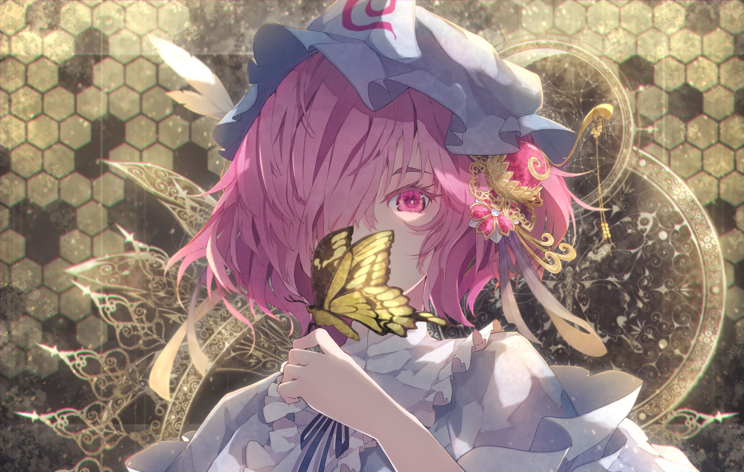 Download mobile wallpaper Anime, Touhou, Yuyuko Saigyouji for free.